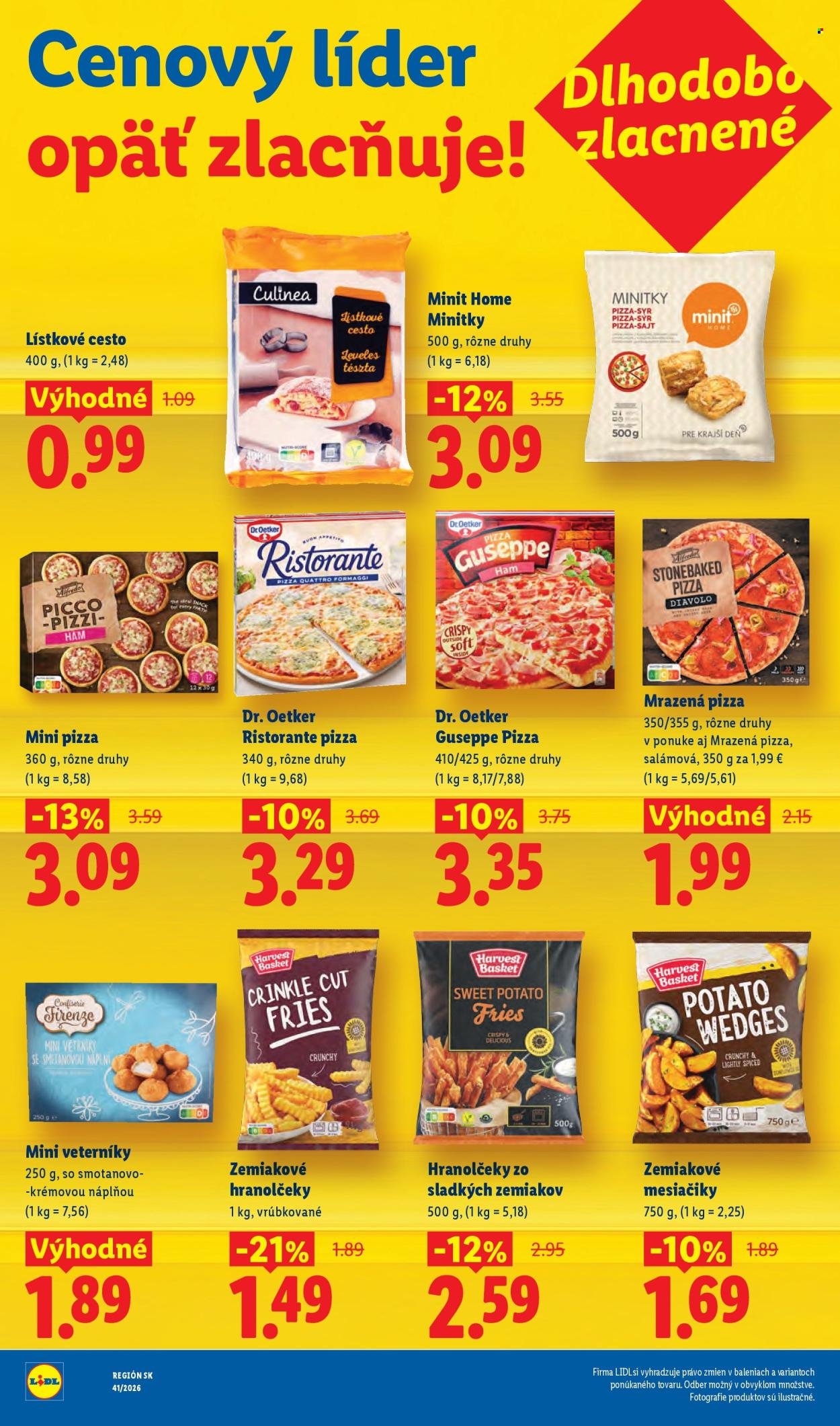 LIDL leták - Dlhodobo zlacnené