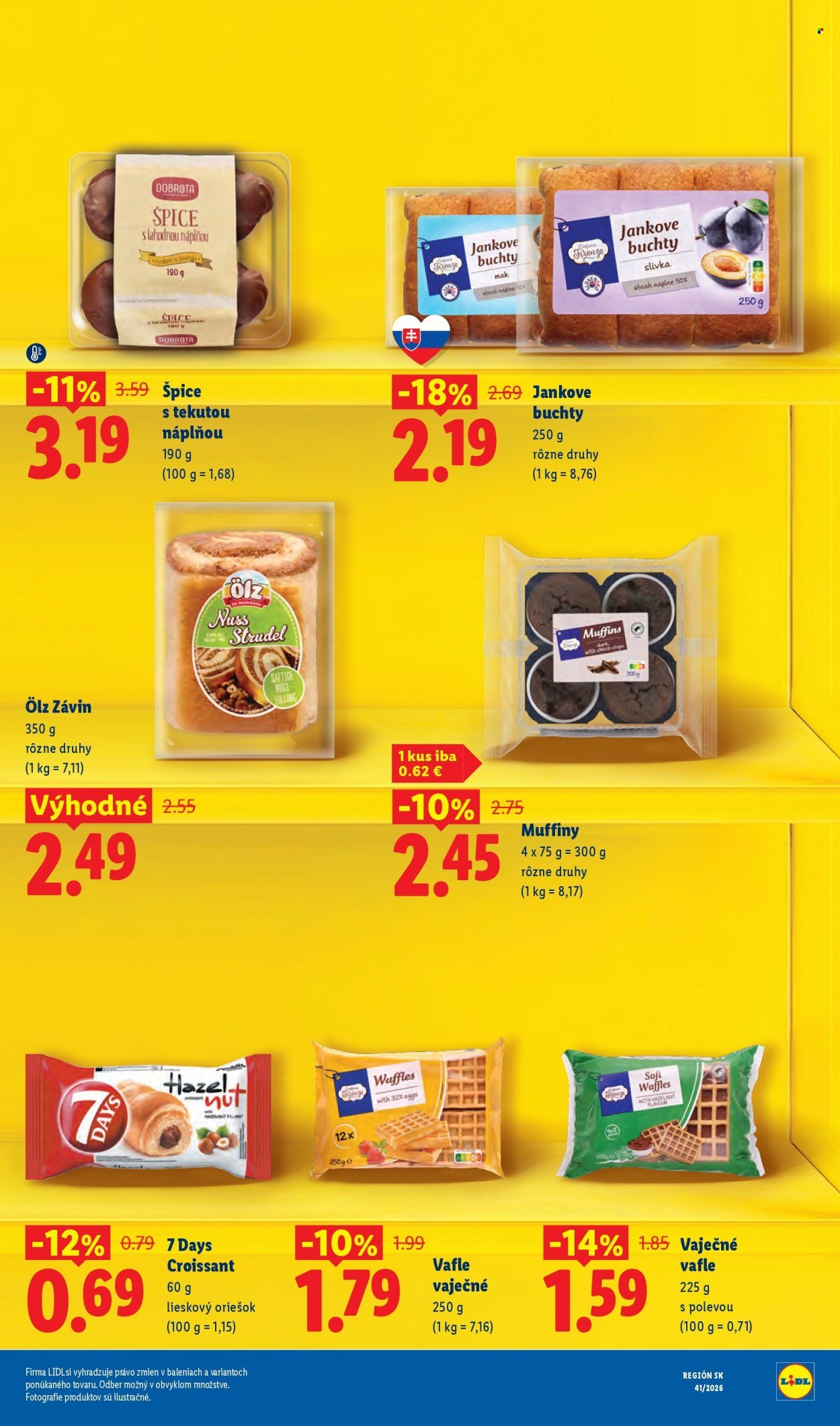 LIDL leták - Dlhodobo zlacnené