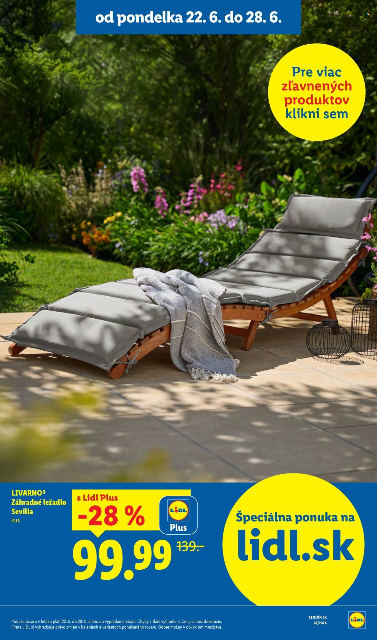LIDL leták - Od pondelka 22.6.2026