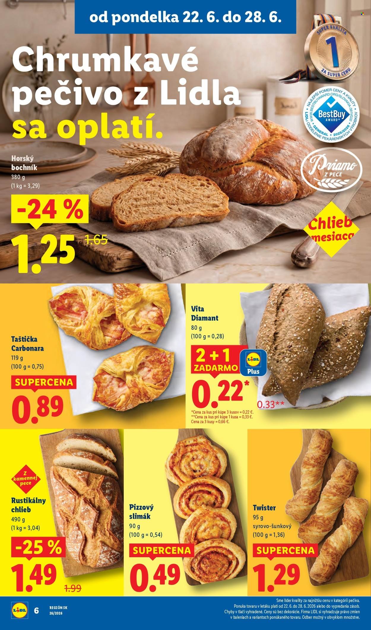 LIDL leták - Od pondelka 22.6.2026