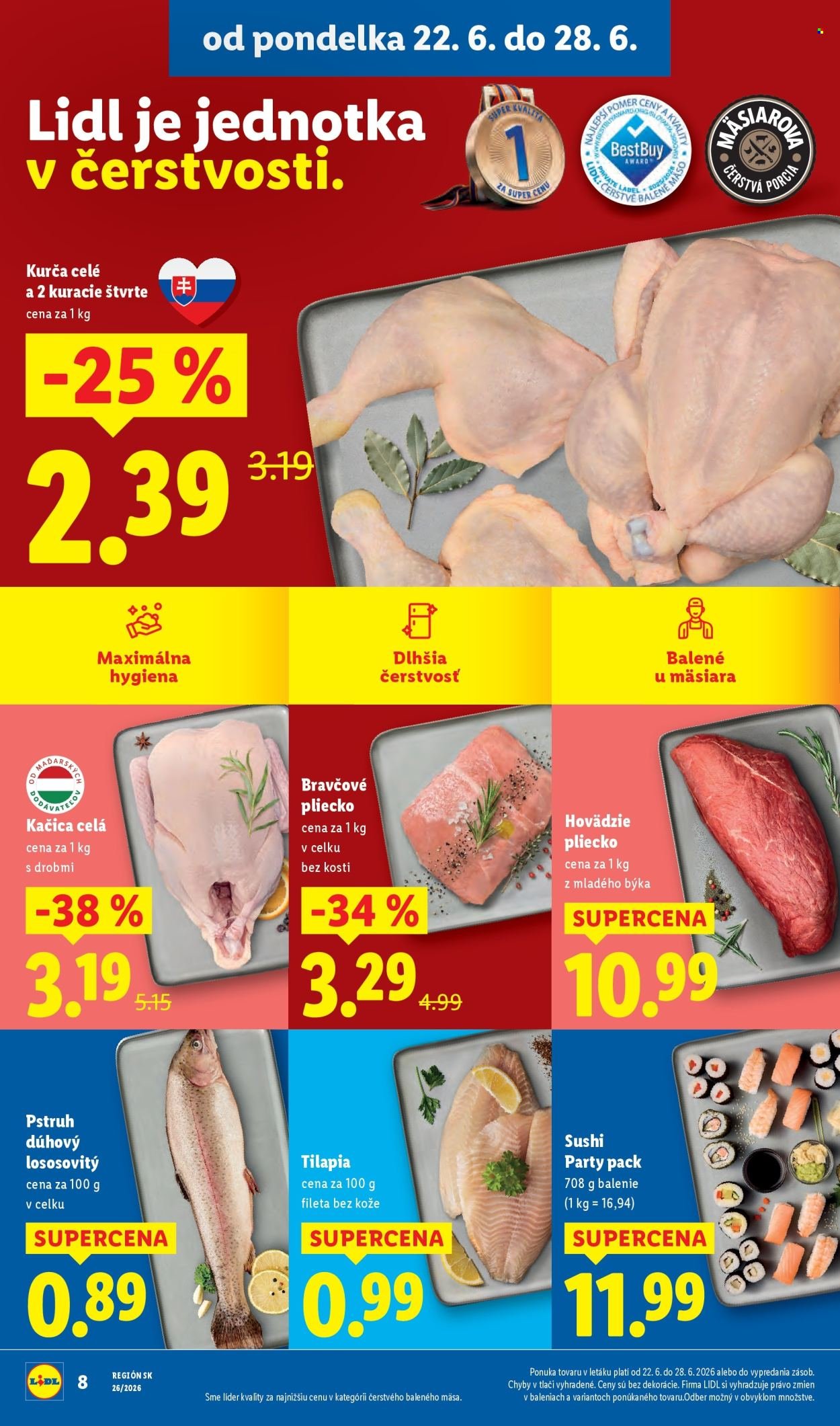 LIDL leták - Od pondelka 22.6.2026