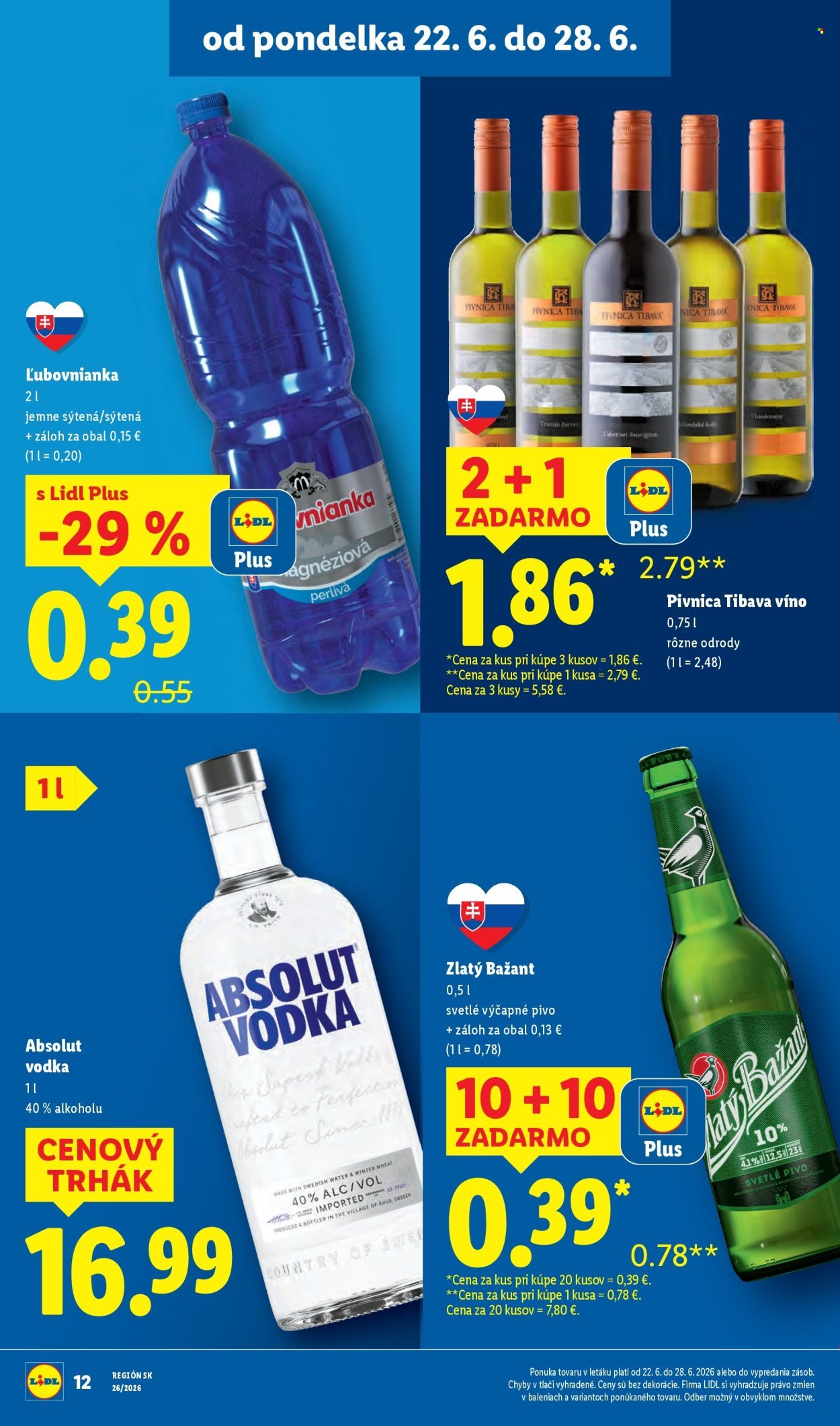 LIDL leták - Od pondelka 22.6.2026