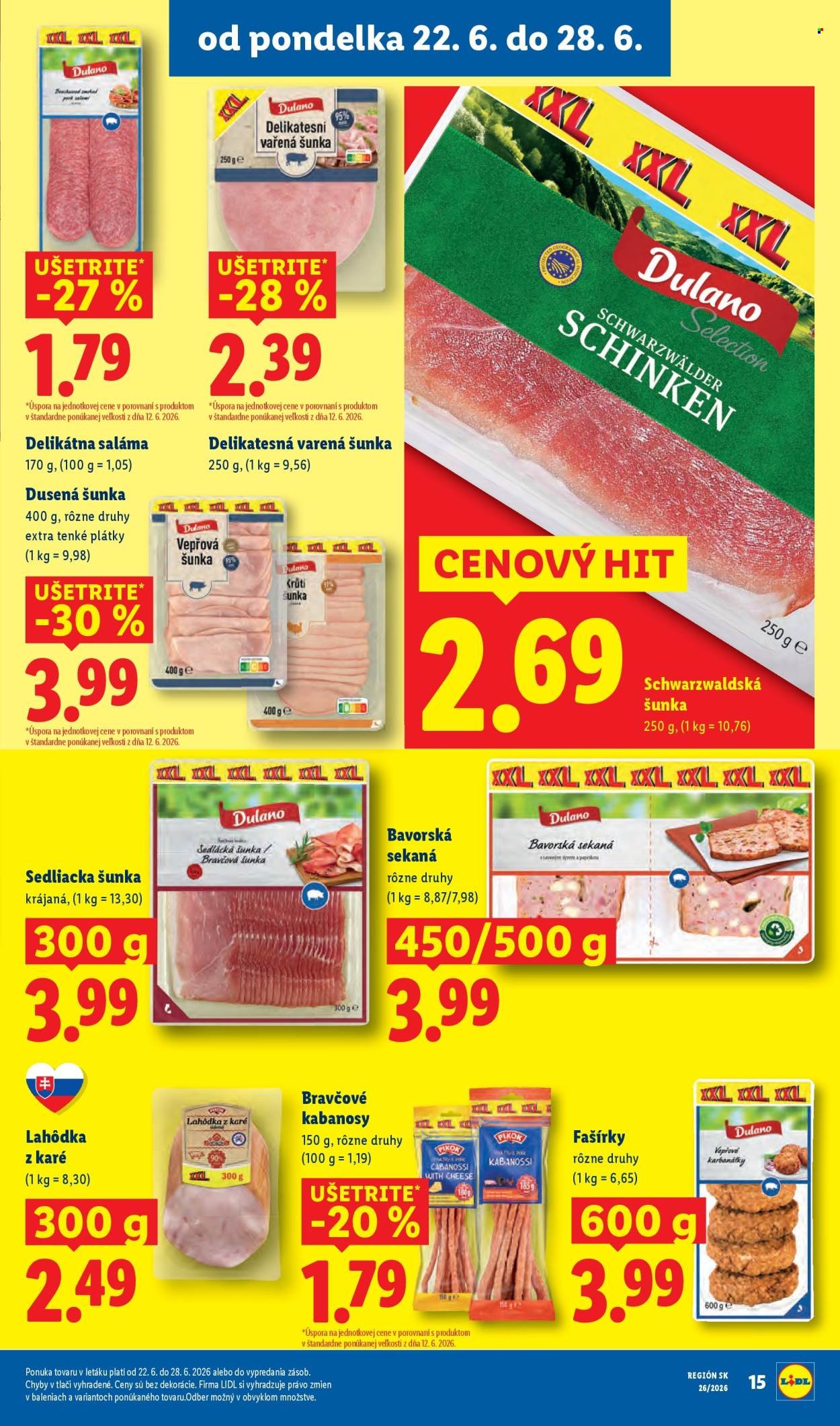 LIDL leták - Od pondelka 22.6.2026