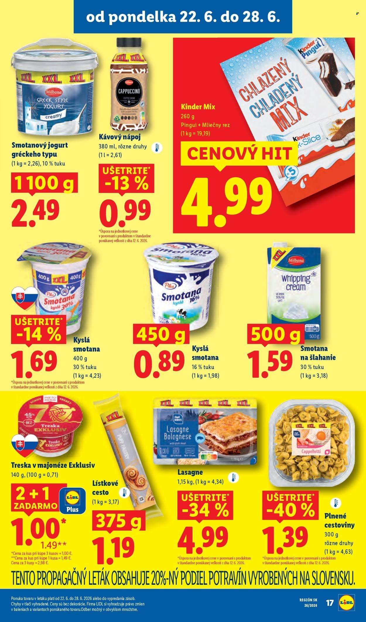 LIDL leták - Od pondelka 22.6.2026