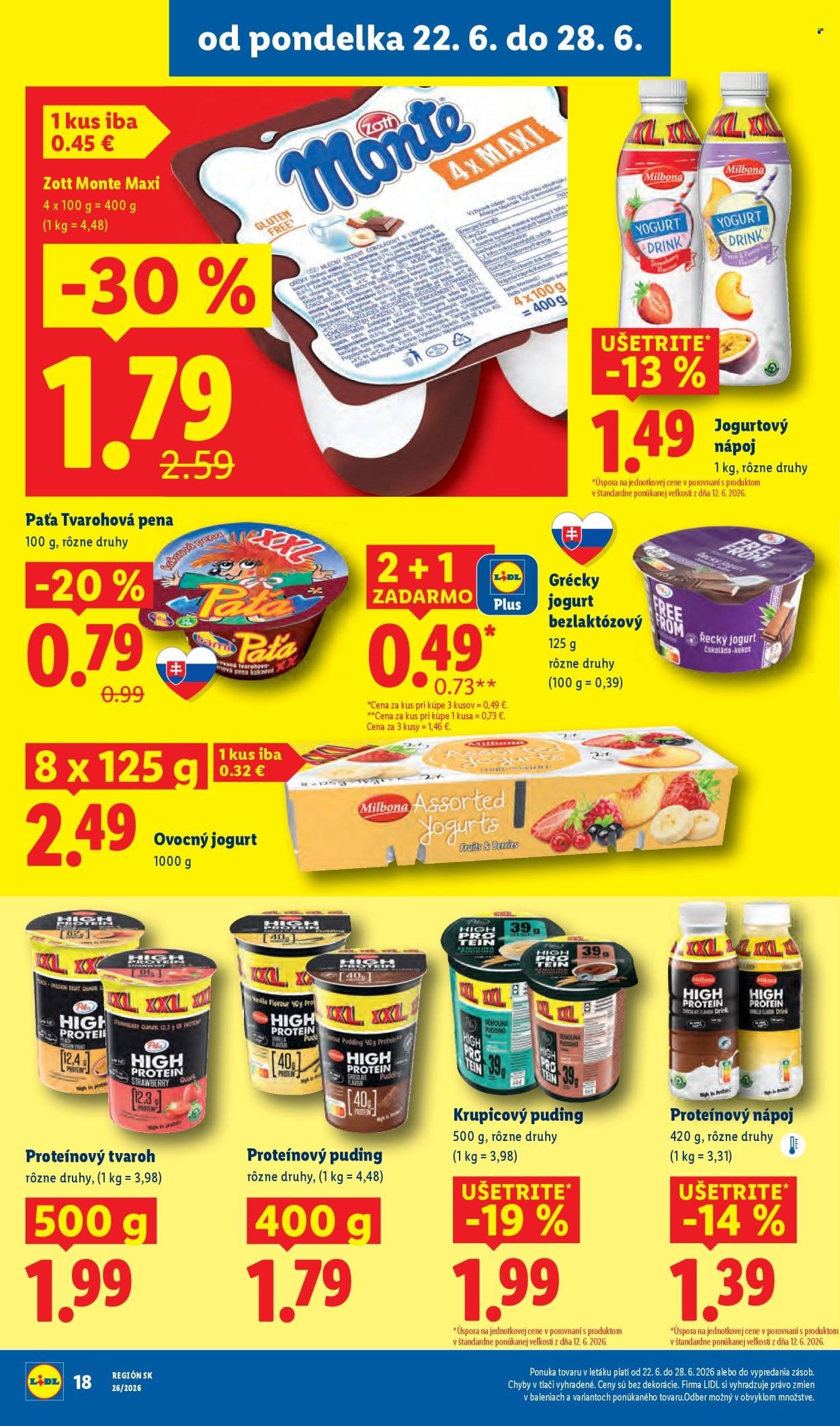 LIDL leták - Od pondelka 22.6.2026