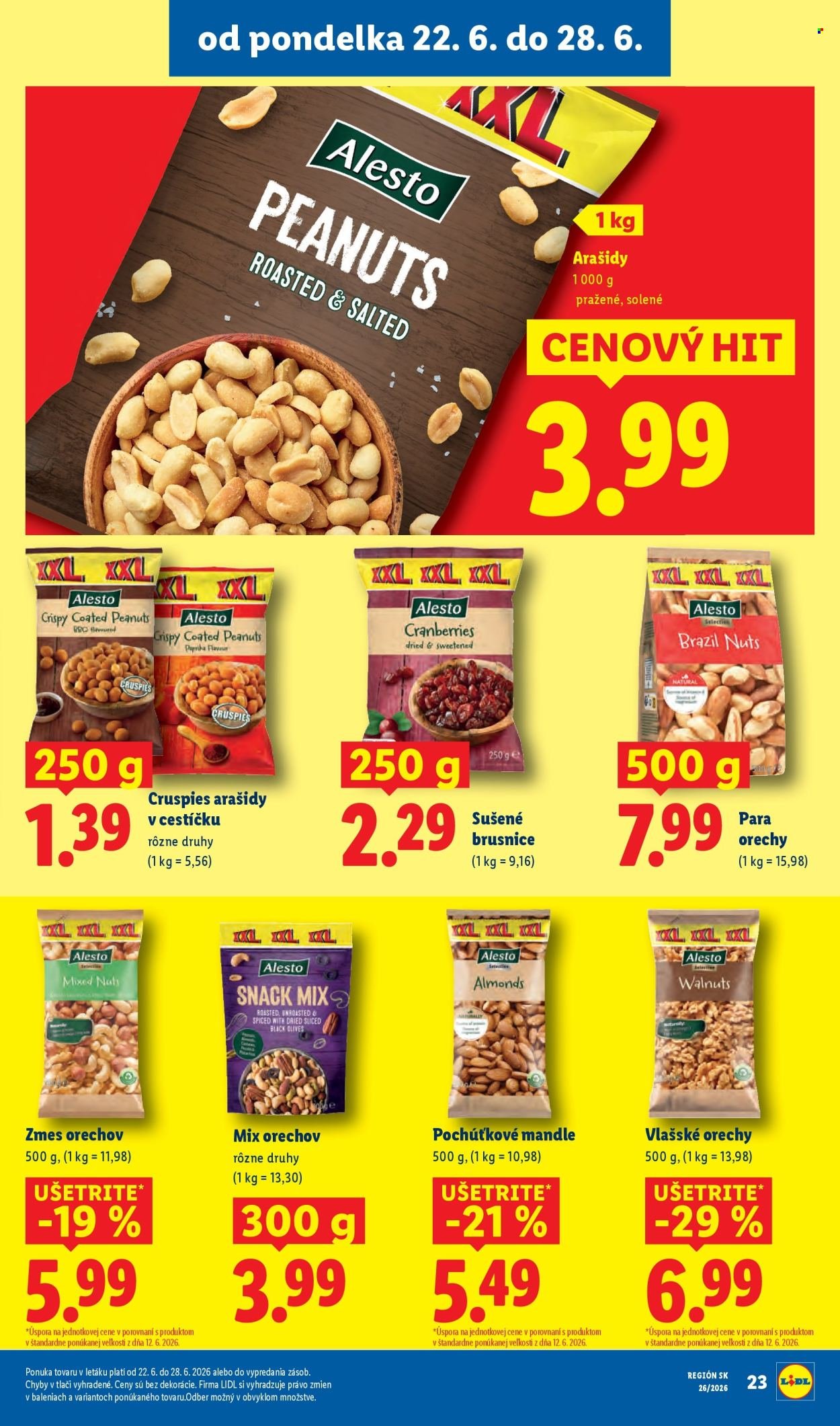 LIDL leták - Od pondelka 22.6.2026