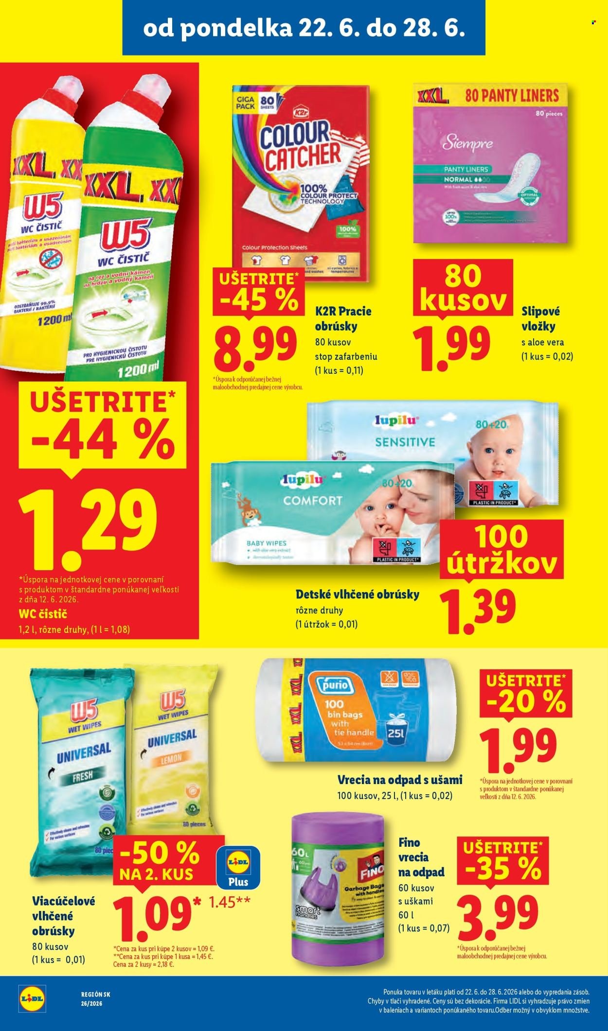 LIDL leták - Od pondelka 22.6.2026