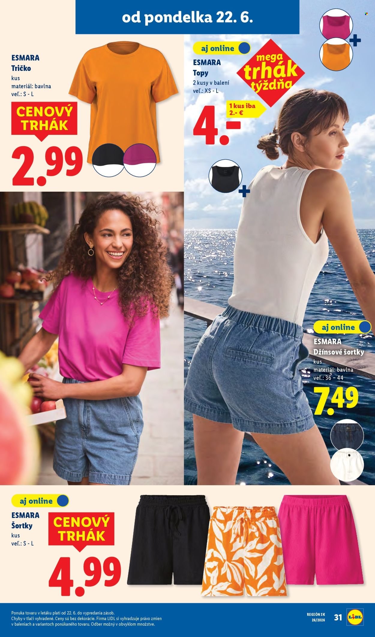 LIDL leták - Od pondelka 22.6.2026