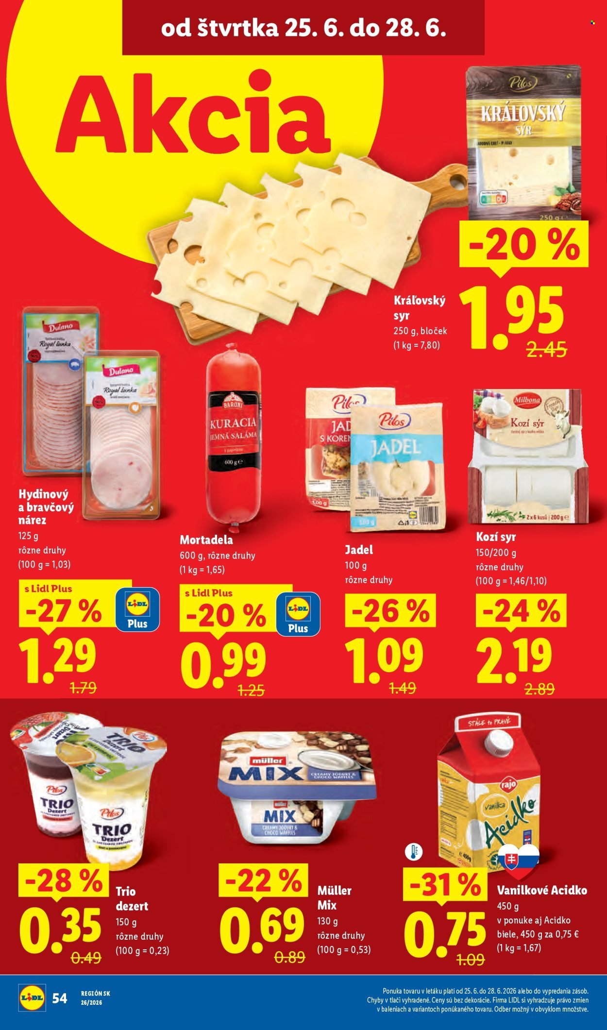 LIDL leták - Od pondelka 22.6.2026
