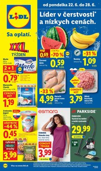 LIDL leták - Od pondelka 22.6.2026