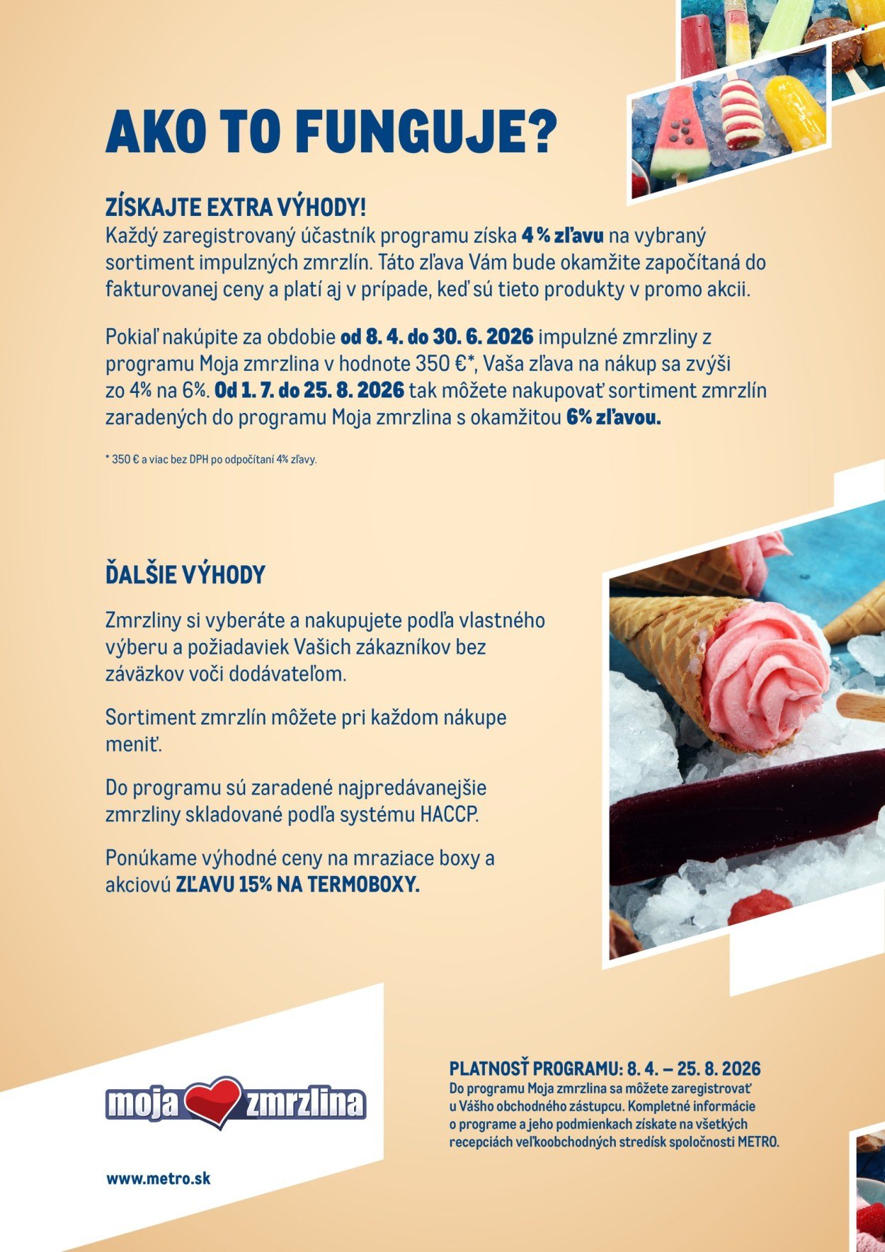 METRO leták - Moja Zmrzlina - katalóg (2026-04-08 - 2026-08-25) | 2