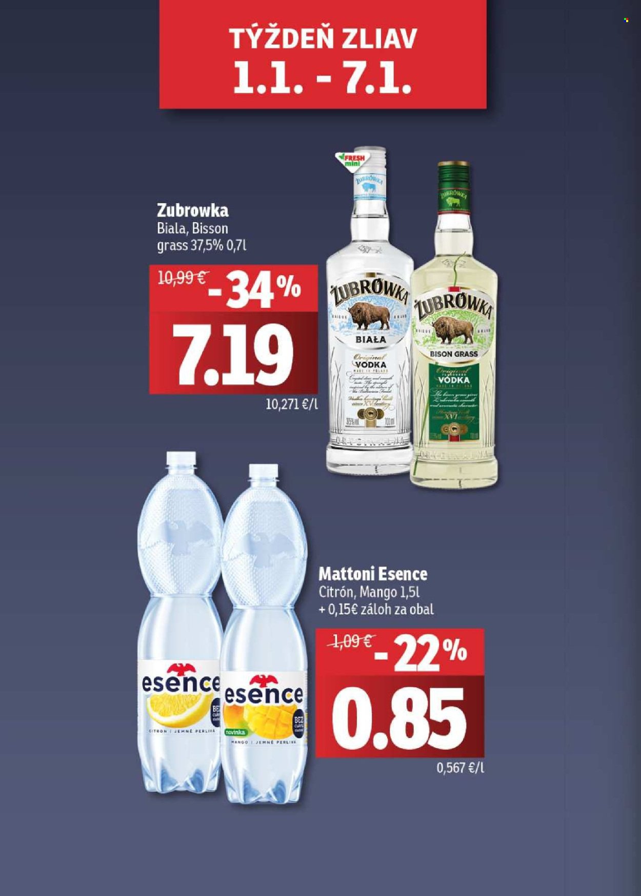 FRESH leták - Stredné a západné Slovensko (2026-01-01 - 2026-01-14) | 2