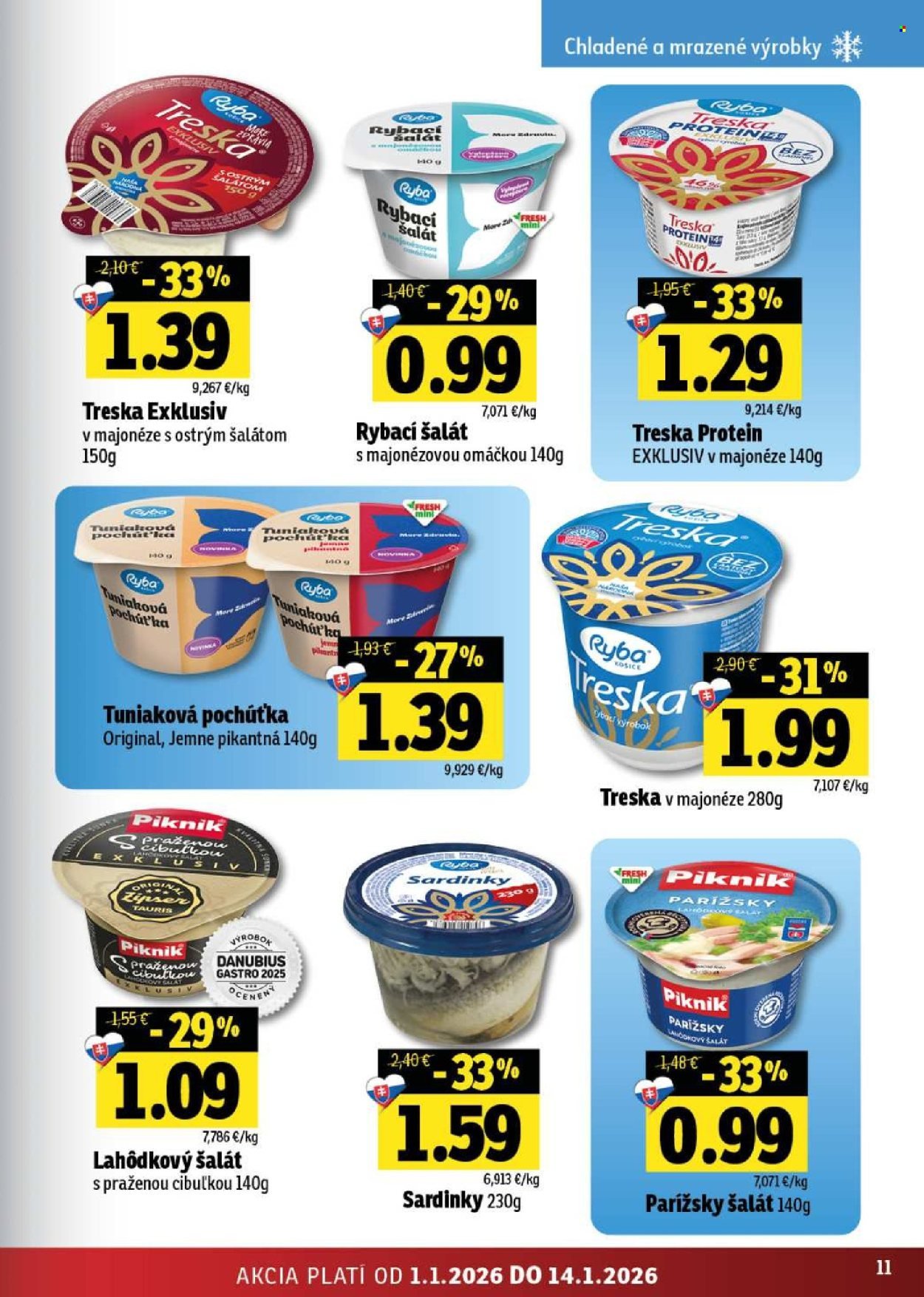 FRESH leták - Stredné a západné Slovensko (2026-01-01 - 2026-01-14) | 11