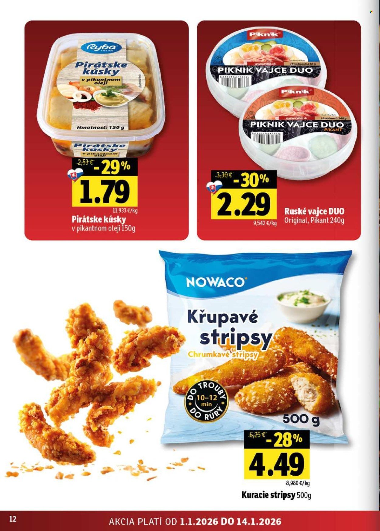 FRESH leták - Stredné a západné Slovensko (2026-01-01 - 2026-01-14) | 12