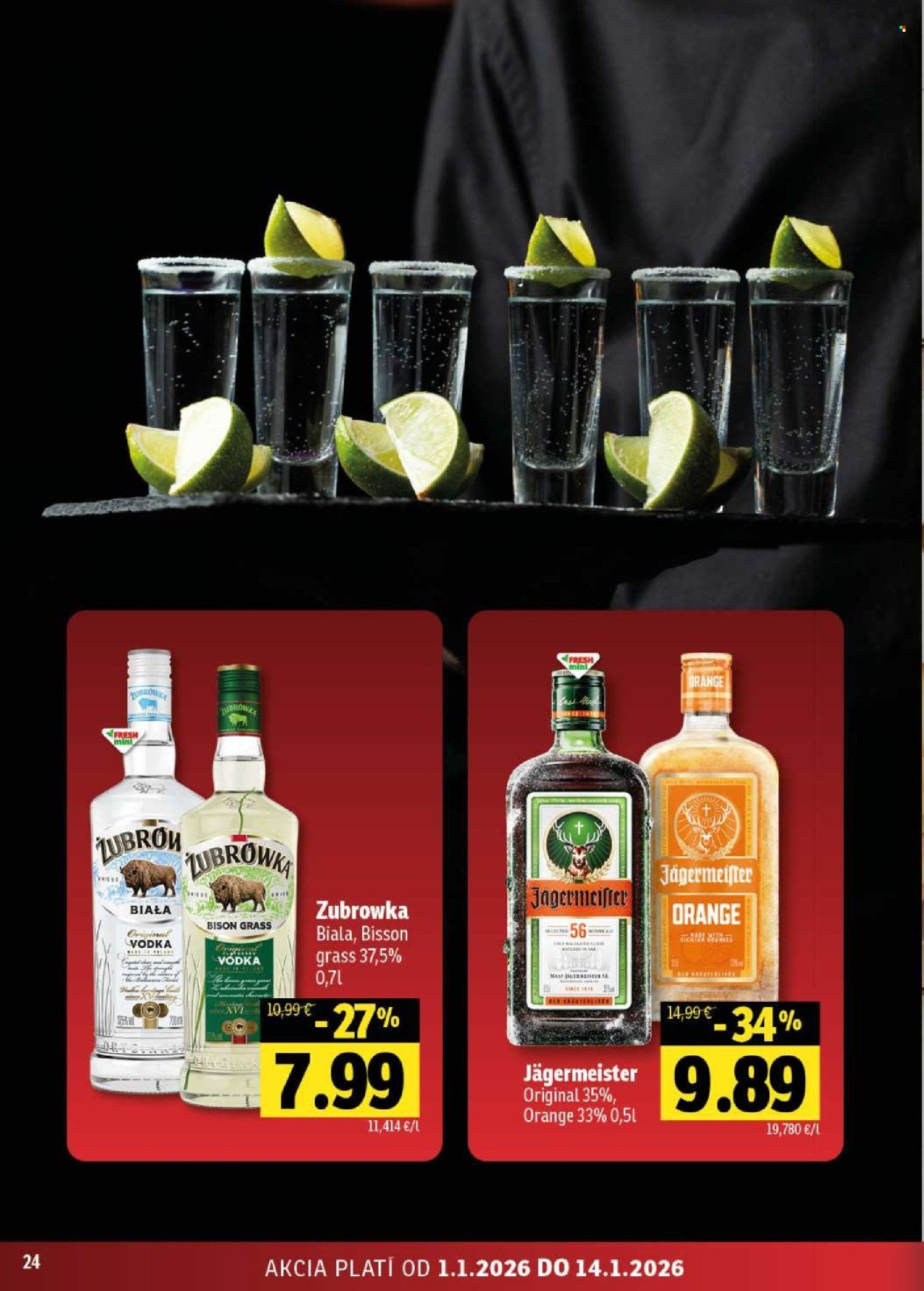 FRESH leták - Stredné a západné Slovensko (2026-01-01 - 2026-01-14) | 24