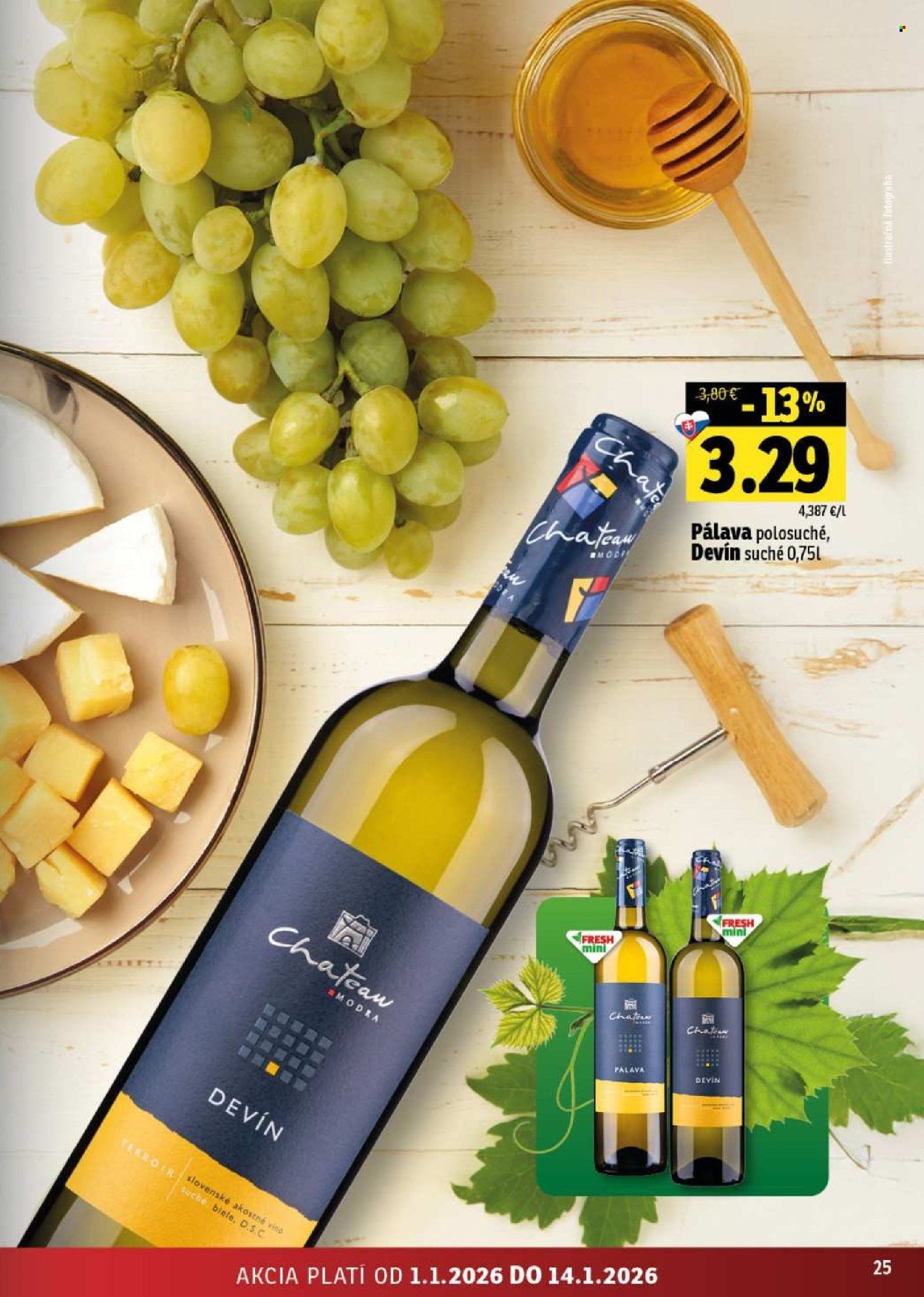 FRESH leták - Stredné a západné Slovensko (2026-01-01 - 2026-01-14) | 25