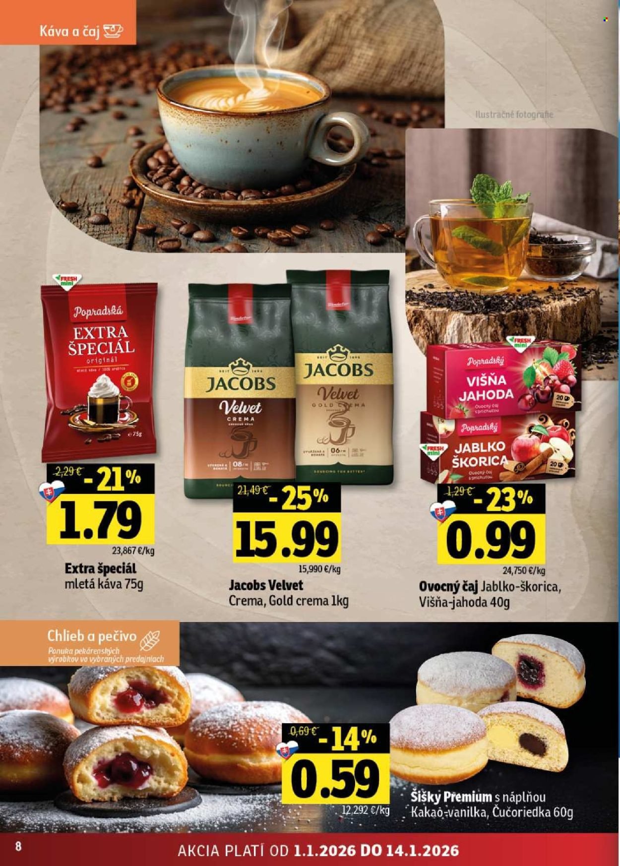 FRESH leták - Stredné a západné Slovensko (2026-01-01 - 2026-01-14) | 8