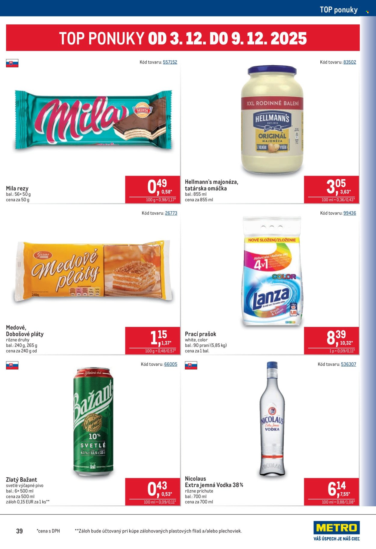 METRO leták - Maloobchod (2025-11-19 - 2025-12-09) | 39