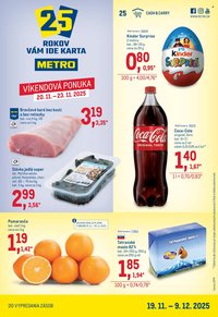 METRO leták - Maloobchod (2025-11-19 - 2025-12-09)