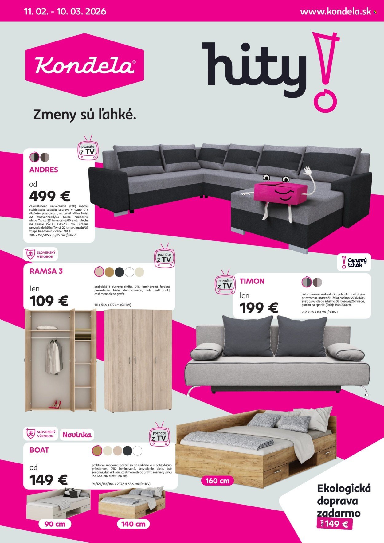 KONDELA leták - hity! (2026-02-11 - 2026-03-10) | 1