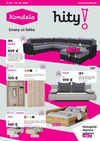 KONDELA leták - hity! (2026-02-11 - 2026-03-10)