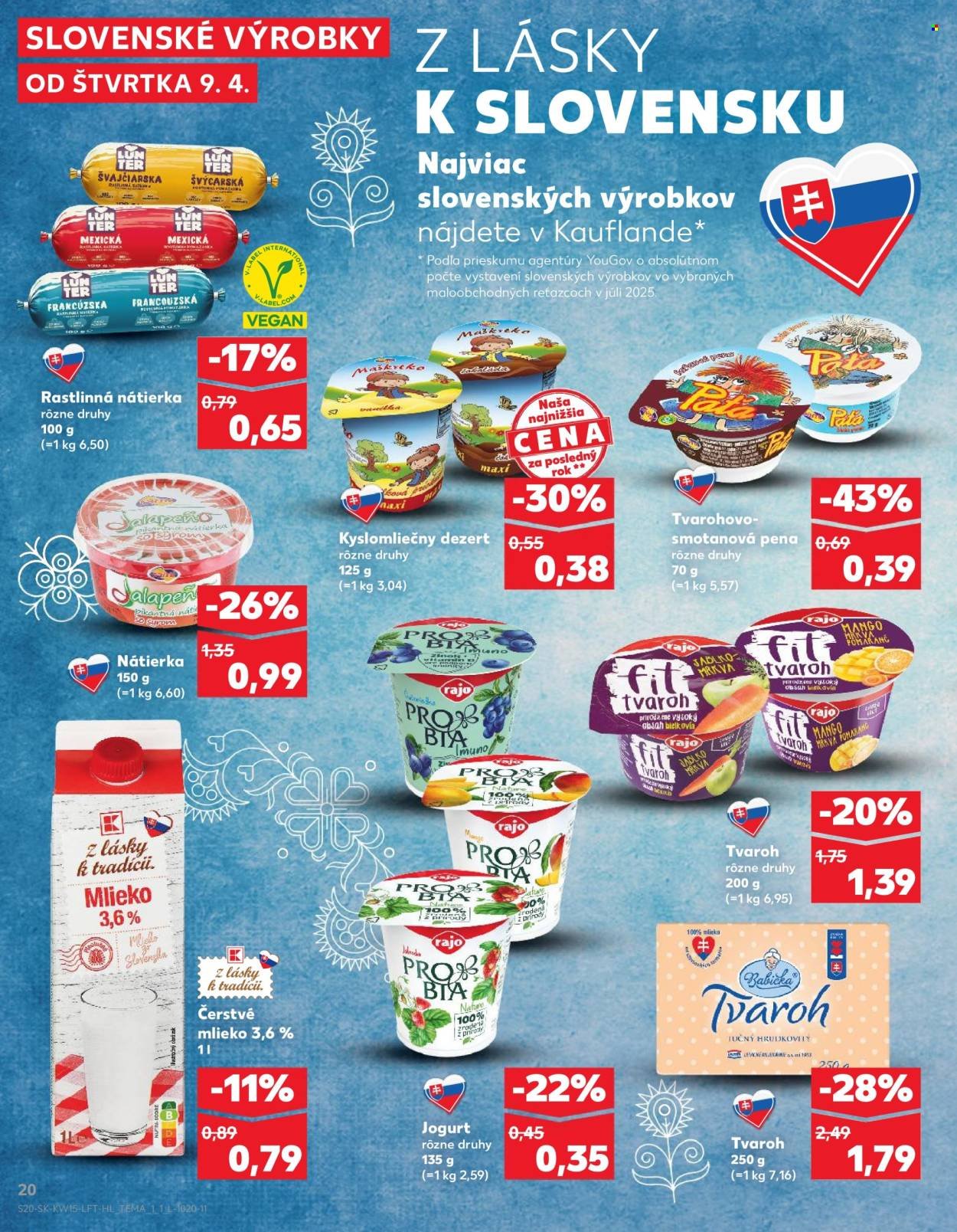KAUFLAND leták - Od štvrtka 9.4.2026 (2026-04-09 - 2026-04-15) | 20