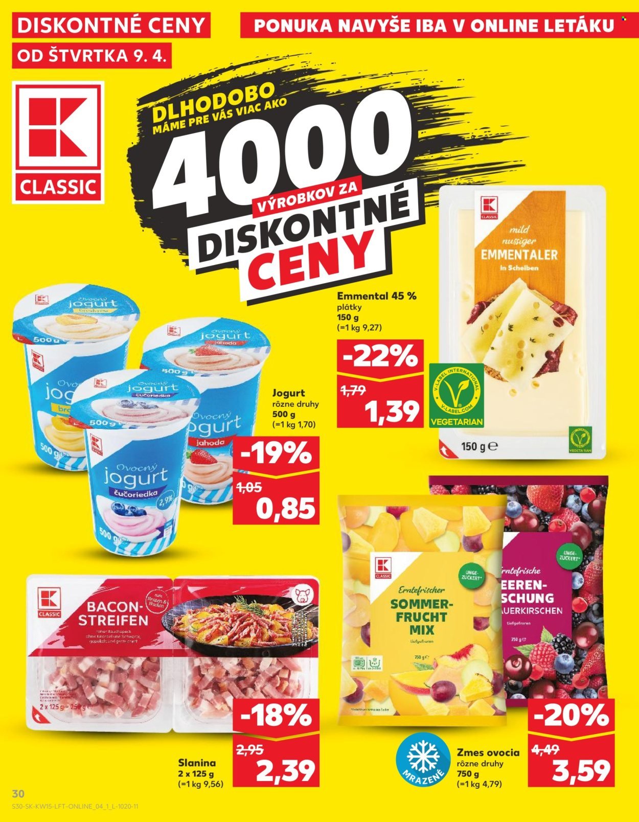 KAUFLAND leták - Od štvrtka 9.4.2026 (2026-04-09 - 2026-04-15) | 30