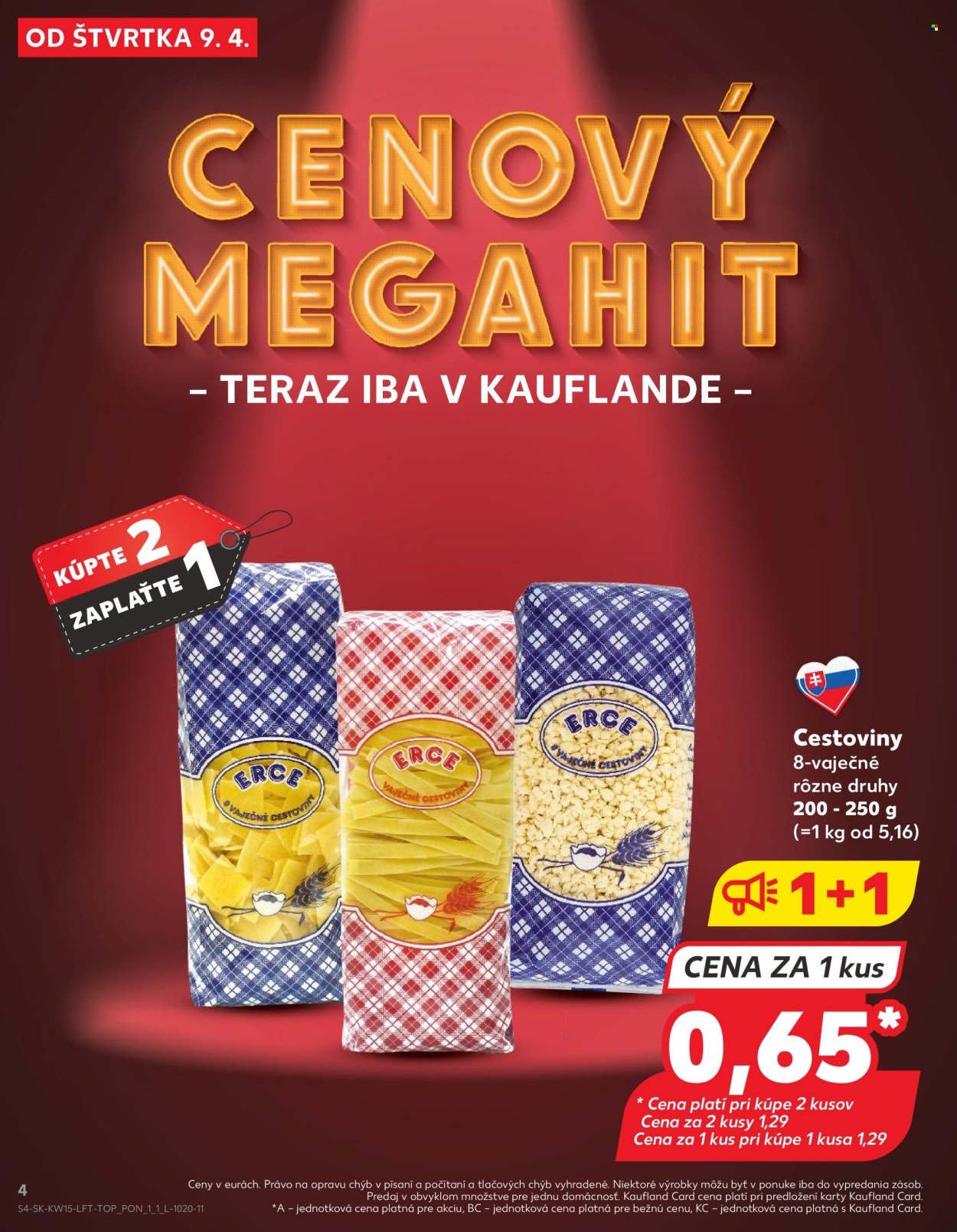 KAUFLAND leták - Od štvrtka 9.4.2026 (2026-04-09 - 2026-04-15) | 4