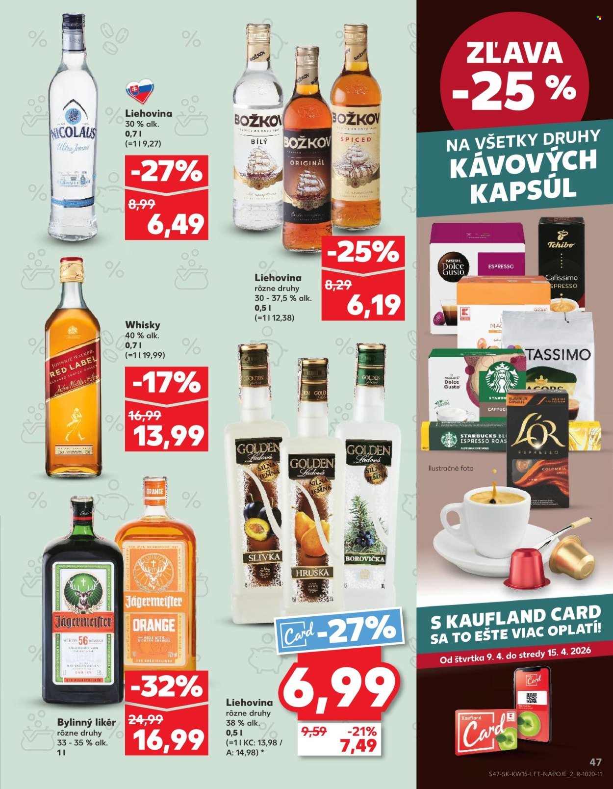 KAUFLAND leták - Od štvrtka 9.4.2026 (2026-04-09 - 2026-04-15) | 47