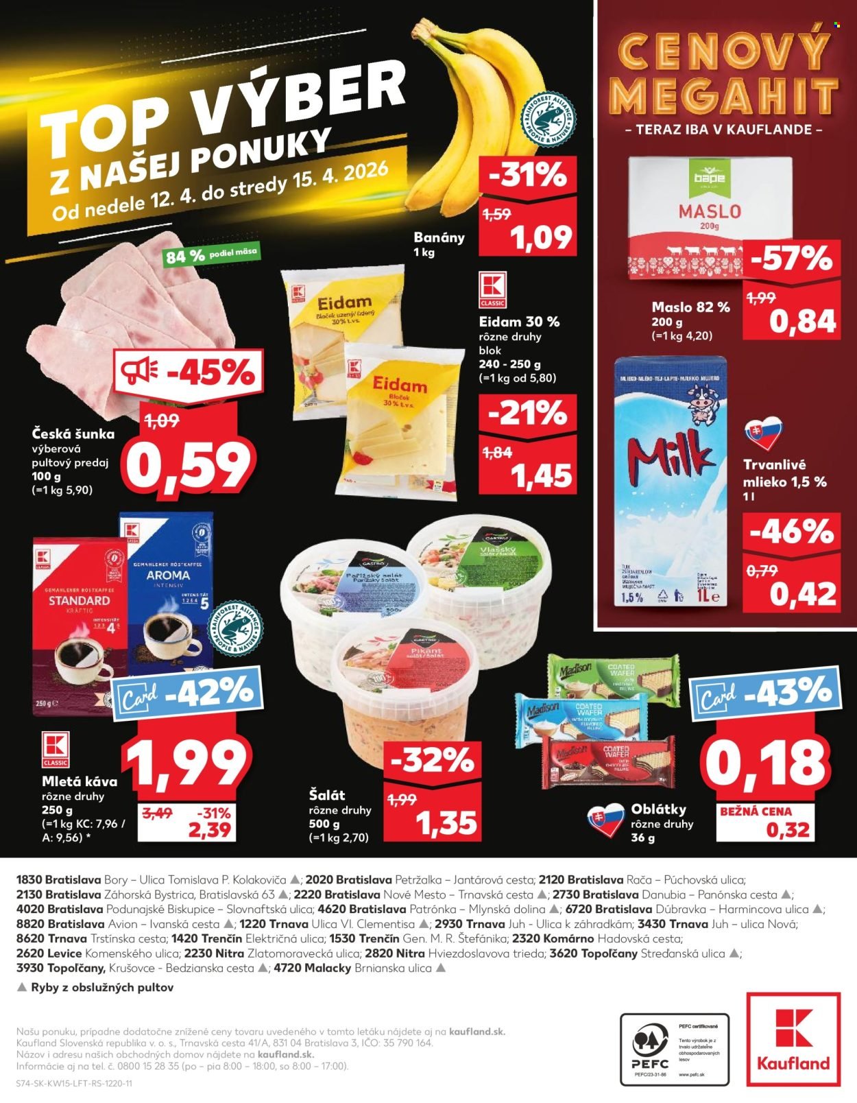 KAUFLAND leták - Od štvrtka 9.4.2026 (2026-04-09 - 2026-04-15) | 74