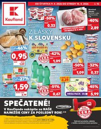 KAUFLAND leták - Od štvrtka 9.4.2026 (2026-04-09 - 2026-04-15)