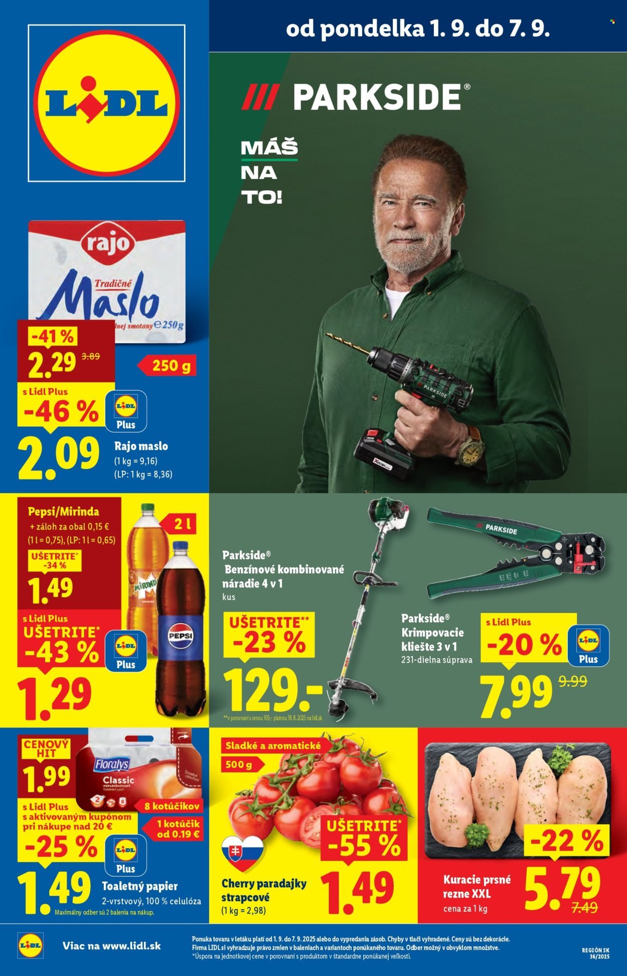 LIDL leták - Od pondelka 1.9.2025 (2025-09-01 - 2025-09-07) | 1