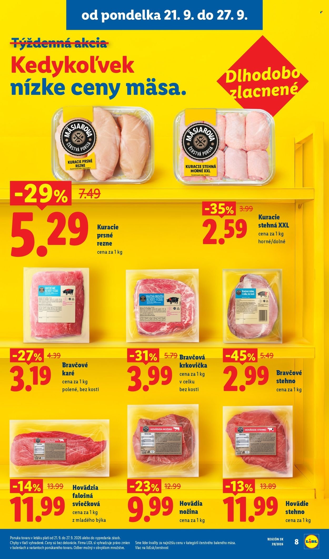 LIDL leták - Od pondelka 21.9.2026