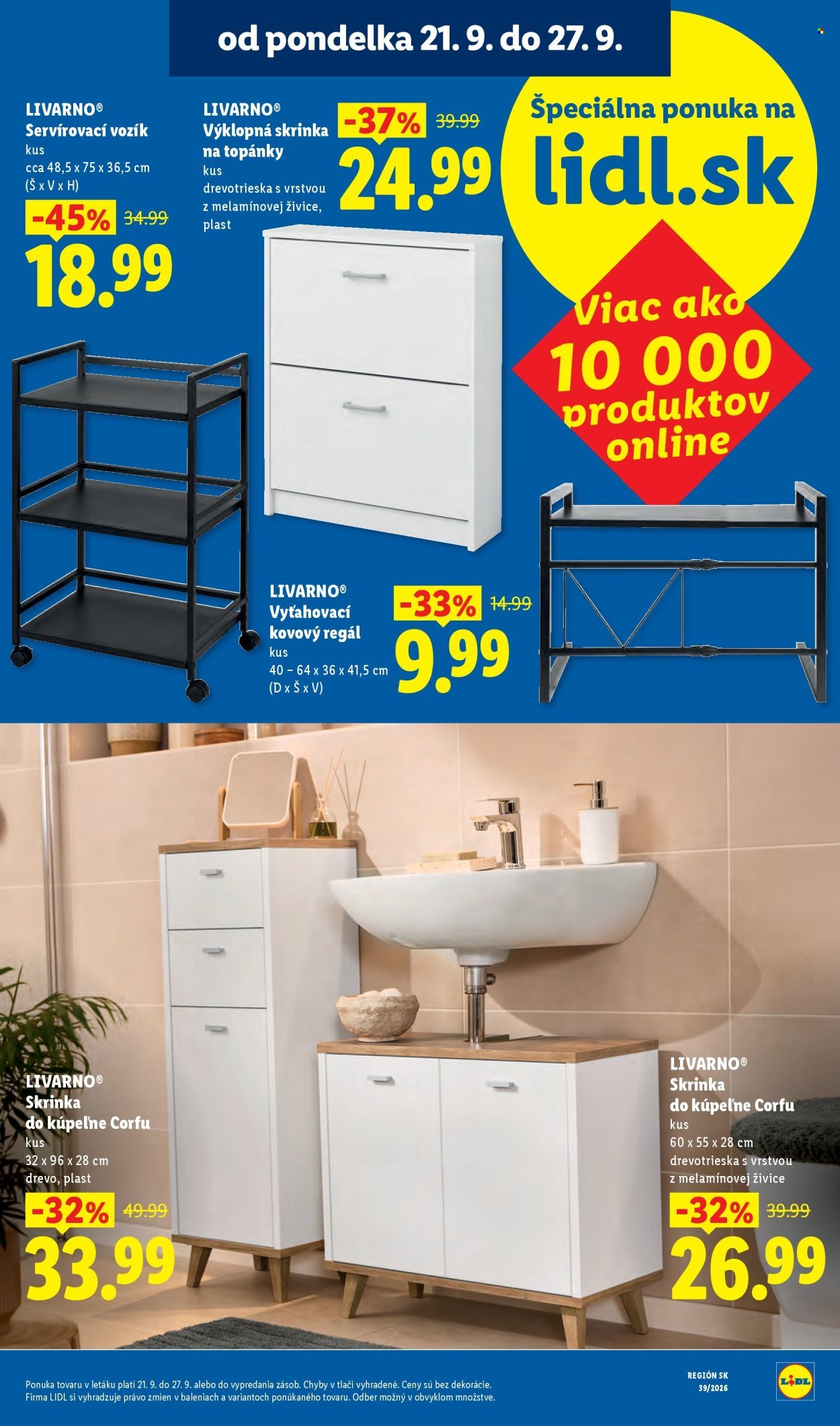 LIDL leták - Od pondelka 21.9.2026