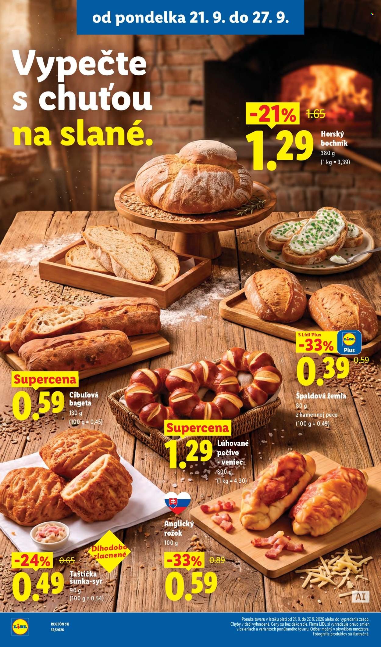 LIDL leták - Od pondelka 21.9.2026