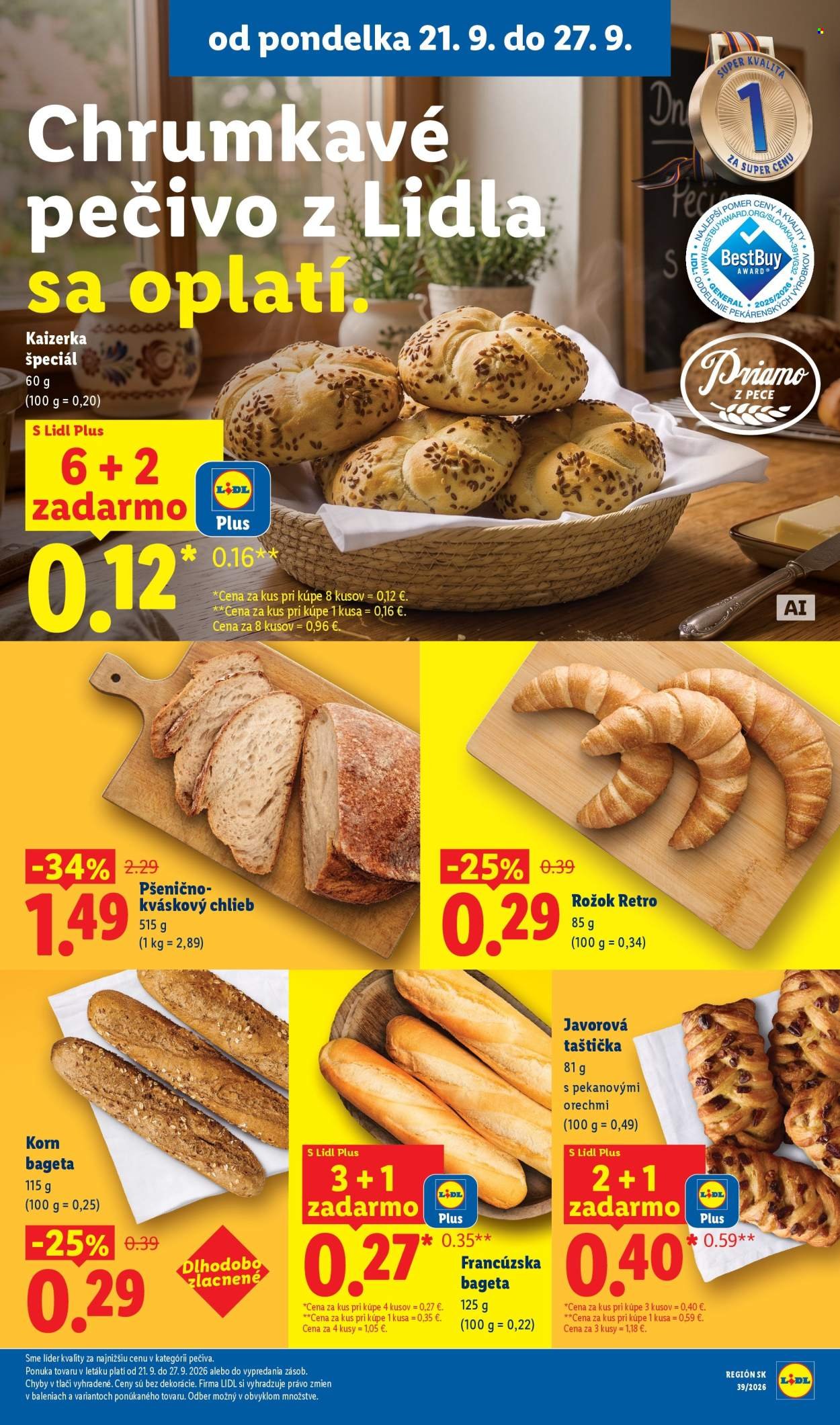 LIDL leták - Od pondelka 21.9.2026