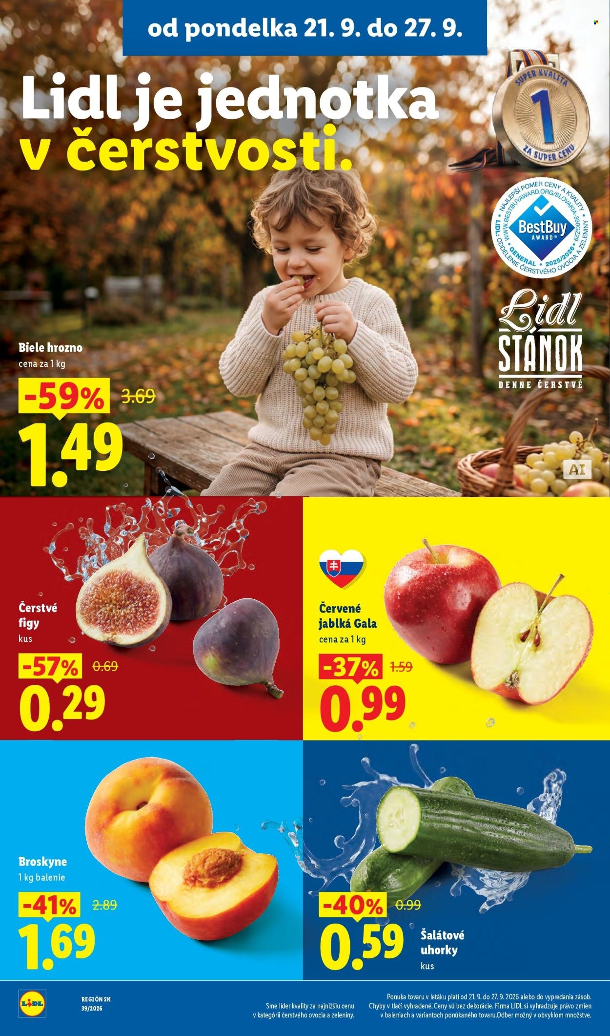 LIDL leták - Od pondelka 21.9.2026