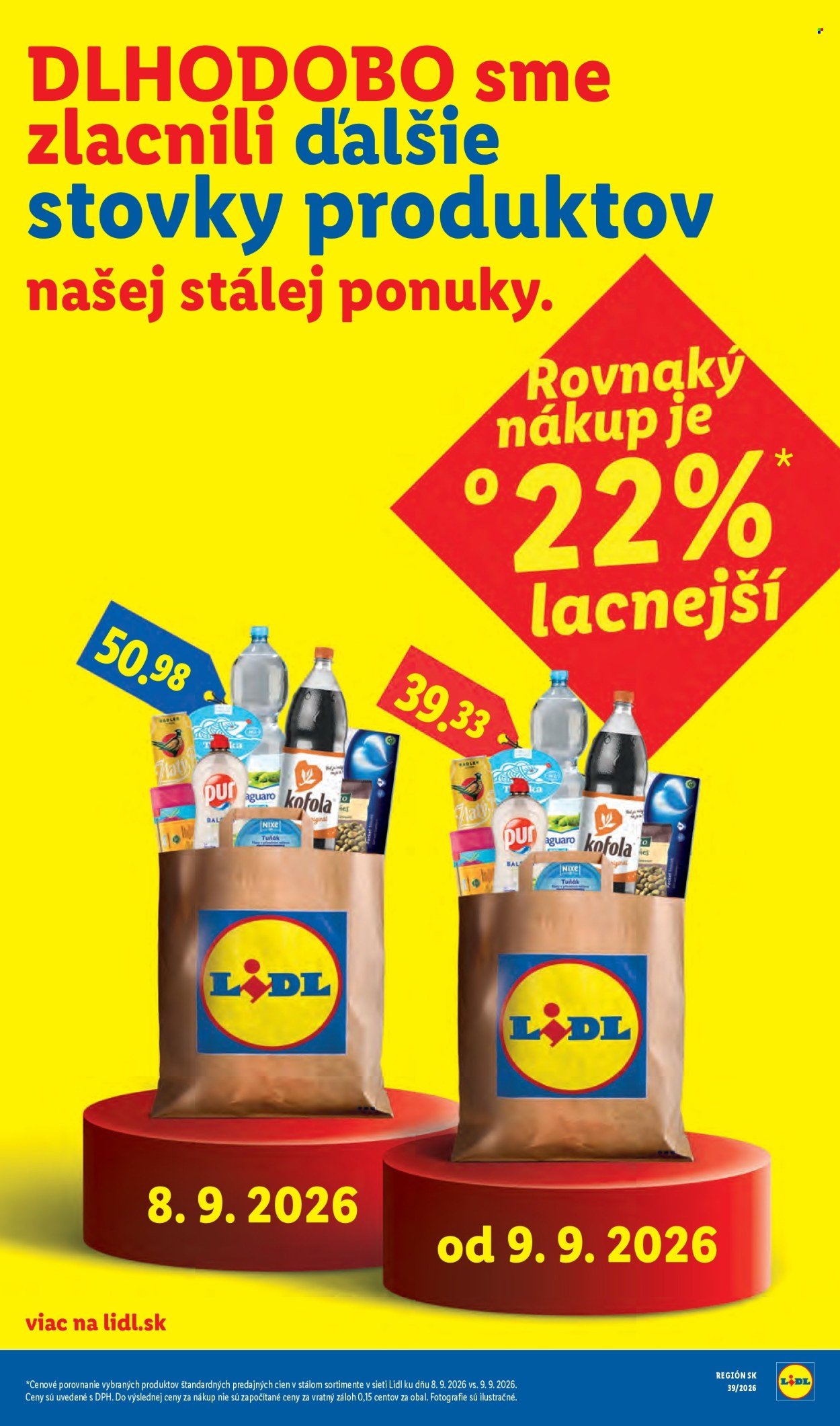LIDL leták - Od pondelka 21.9.2026