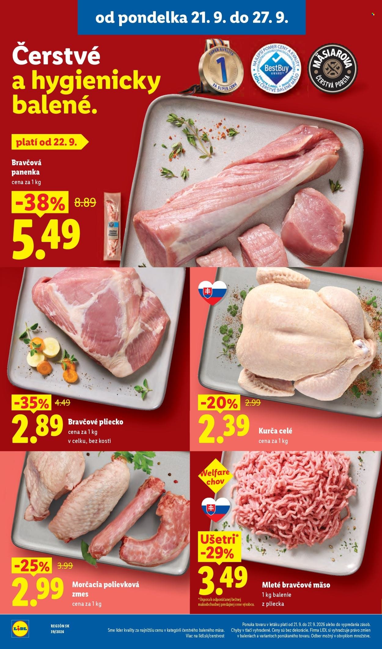LIDL leták - Od pondelka 21.9.2026