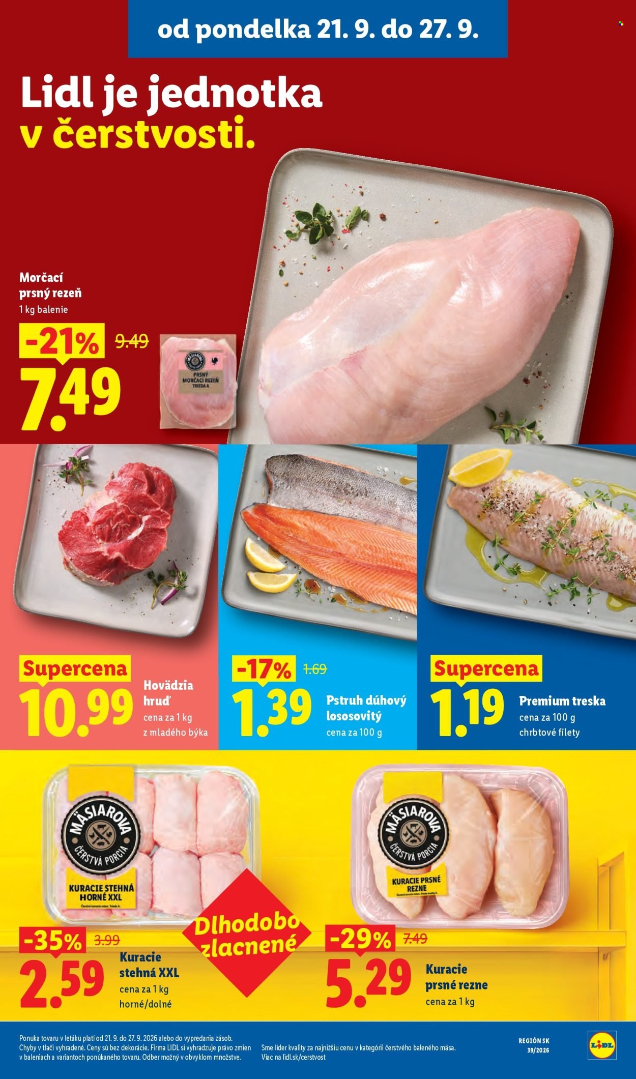 LIDL leták - Od pondelka 21.9.2026