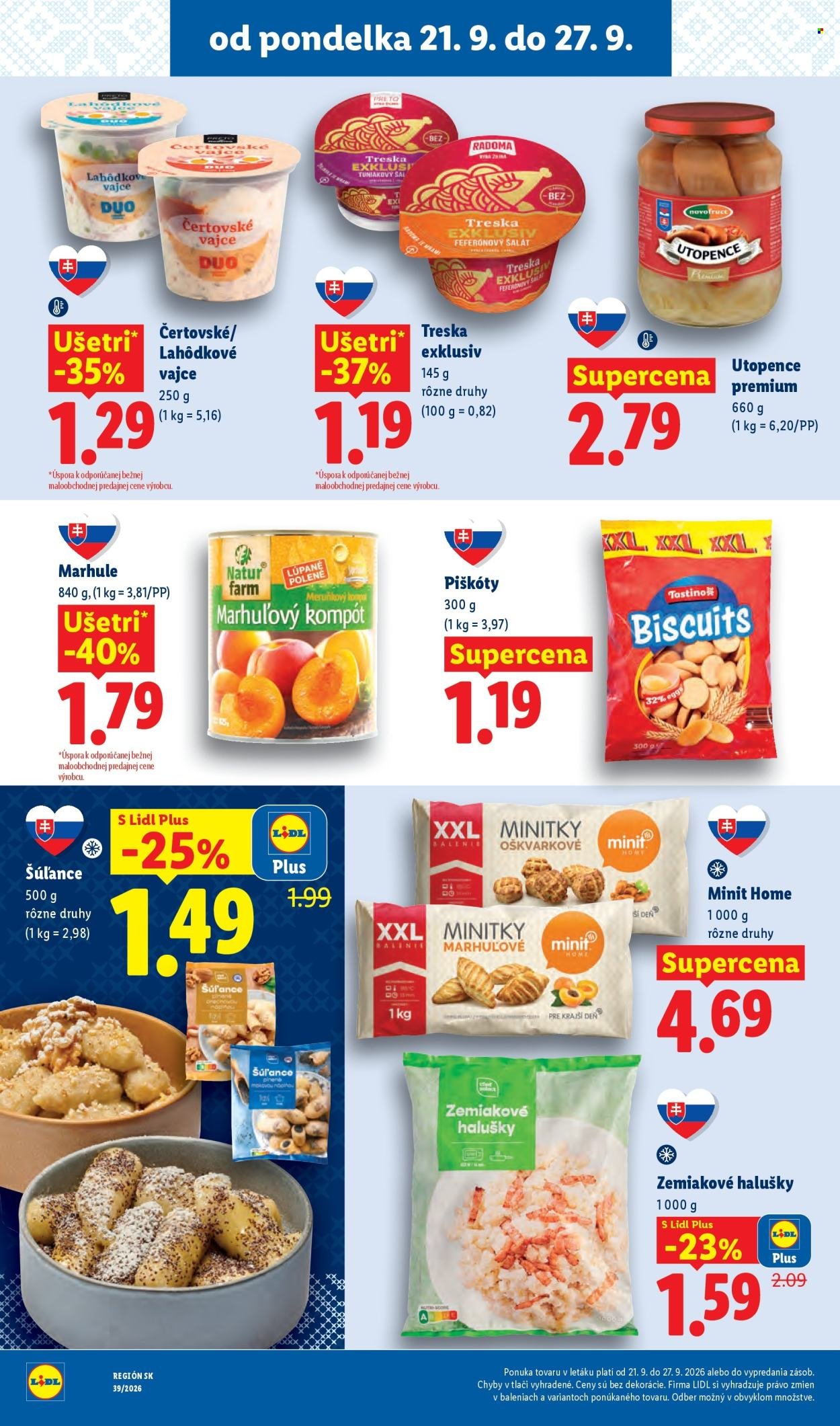 LIDL leták - Od pondelka 21.9.2026