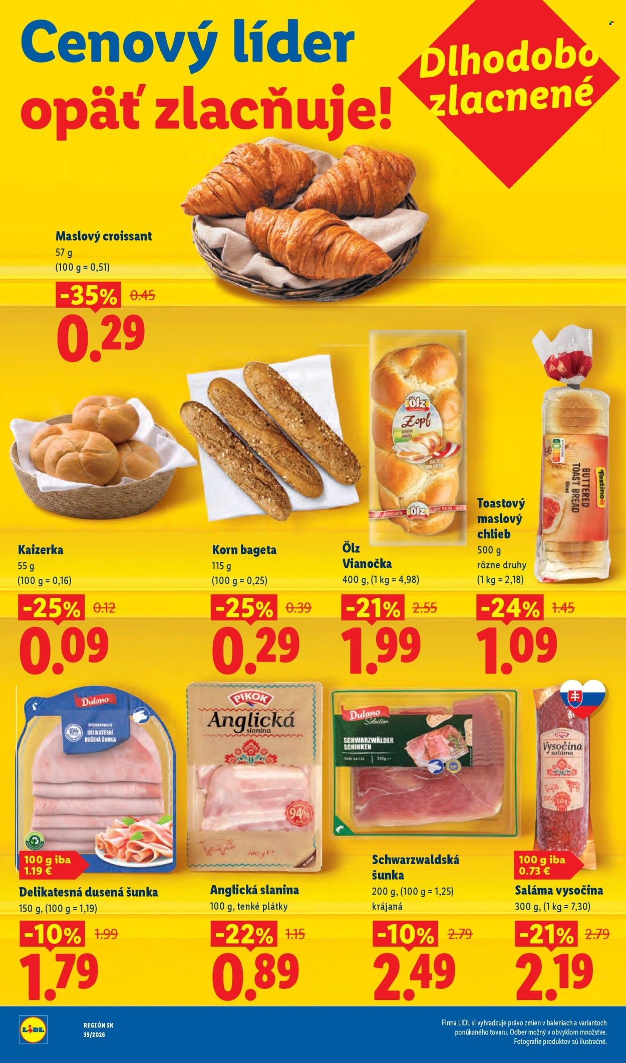 LIDL leták - Od pondelka 21.9.2026