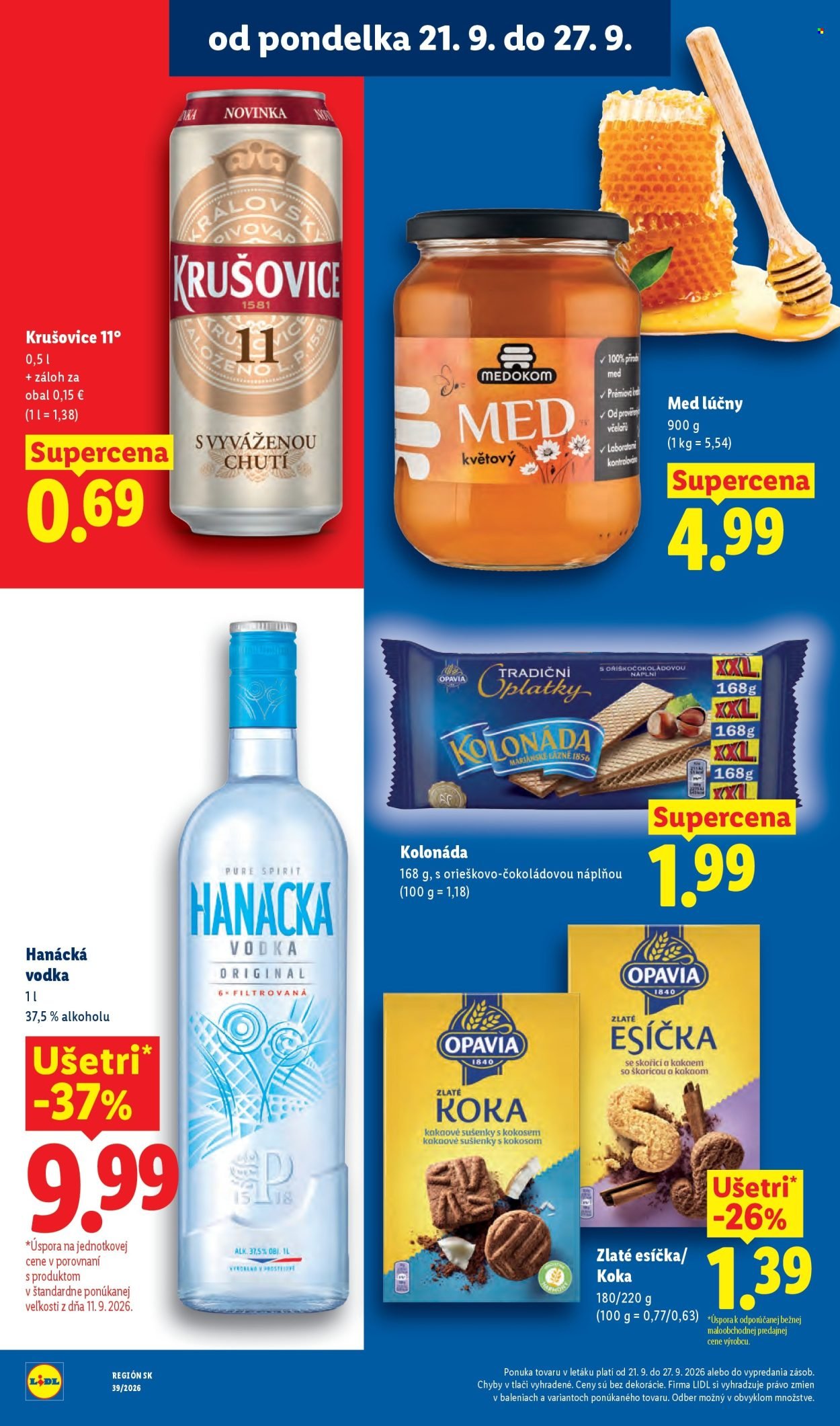 LIDL leták - Od pondelka 21.9.2026