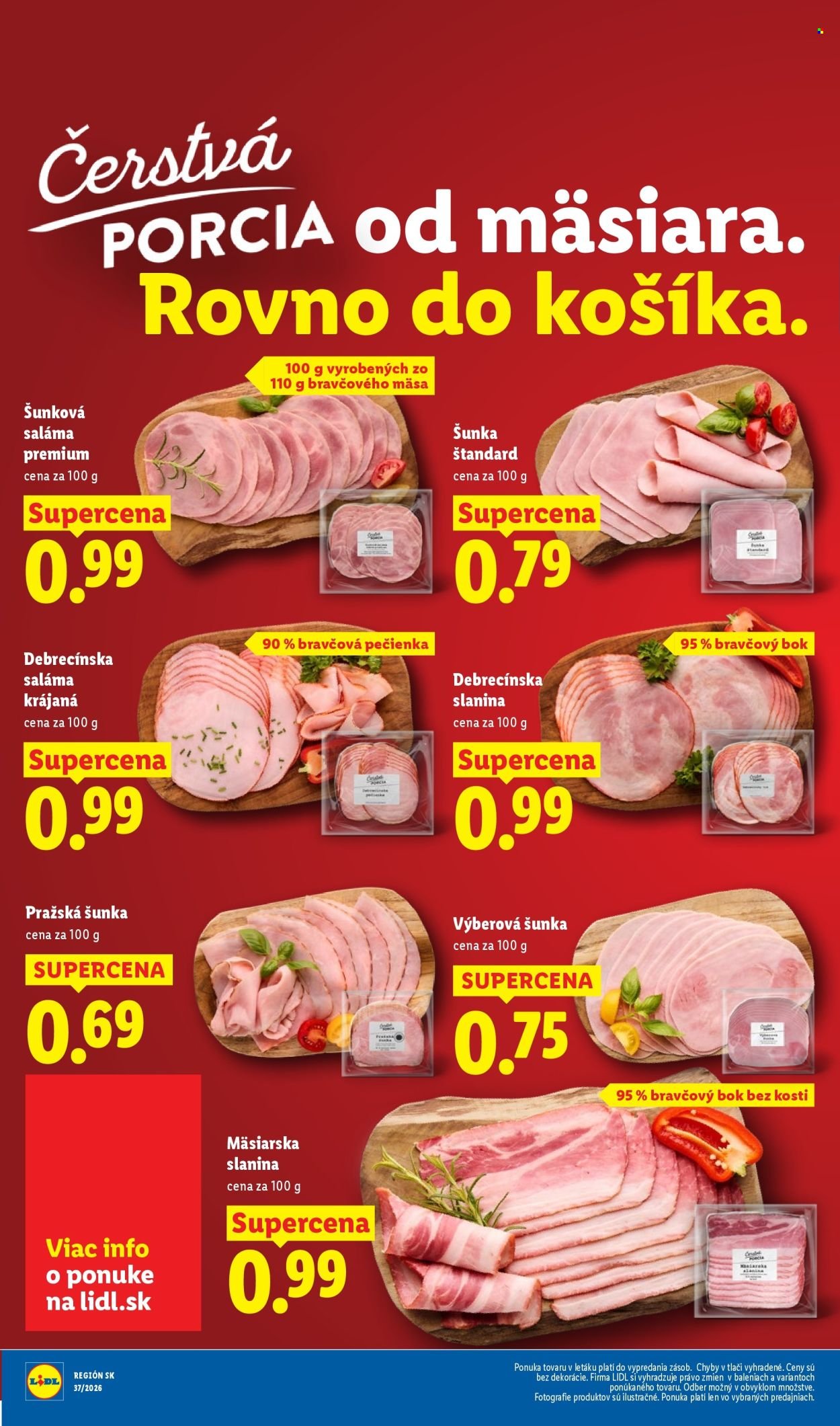 LIDL leták - Od pondelka 21.9.2026