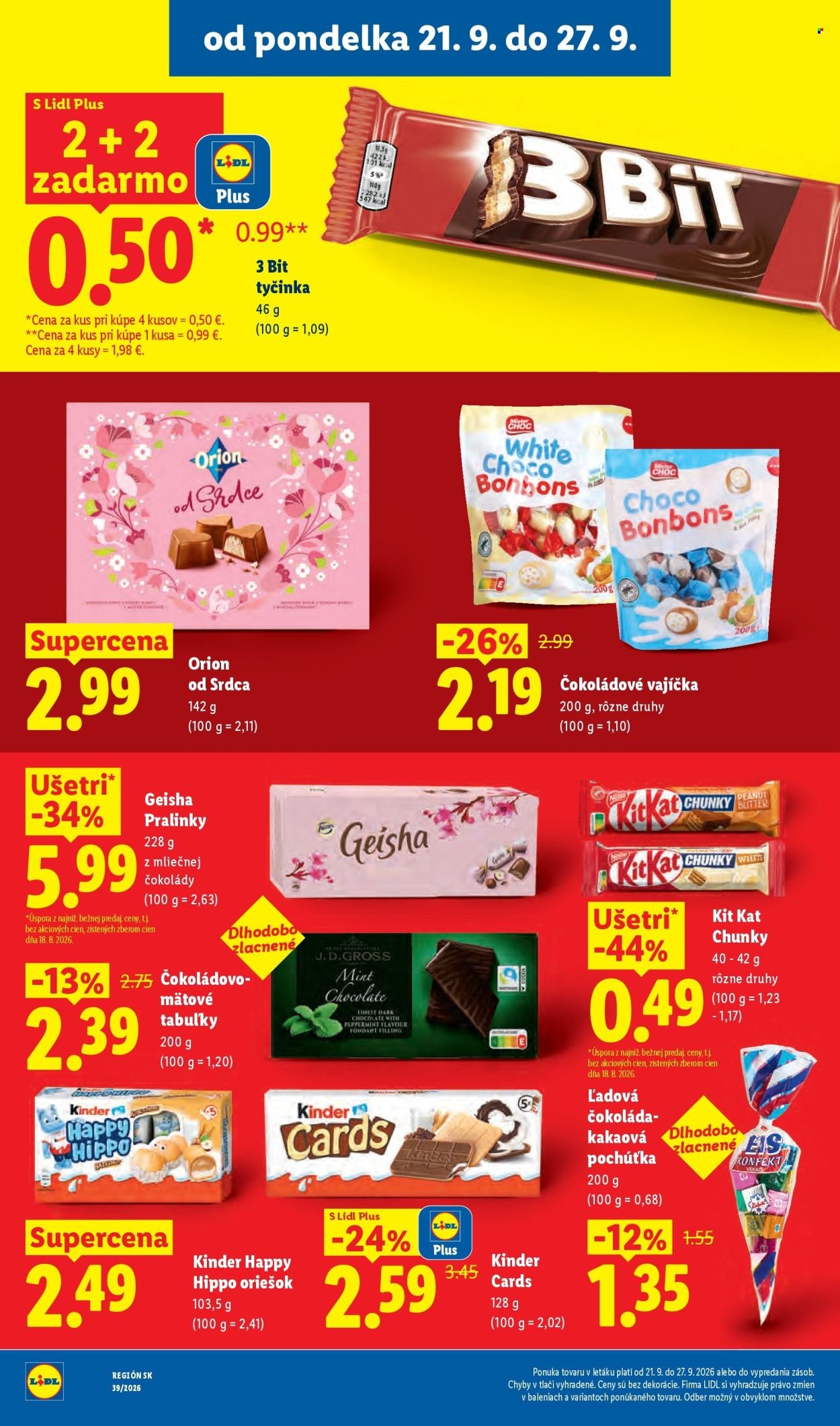LIDL leták - Od pondelka 21.9.2026