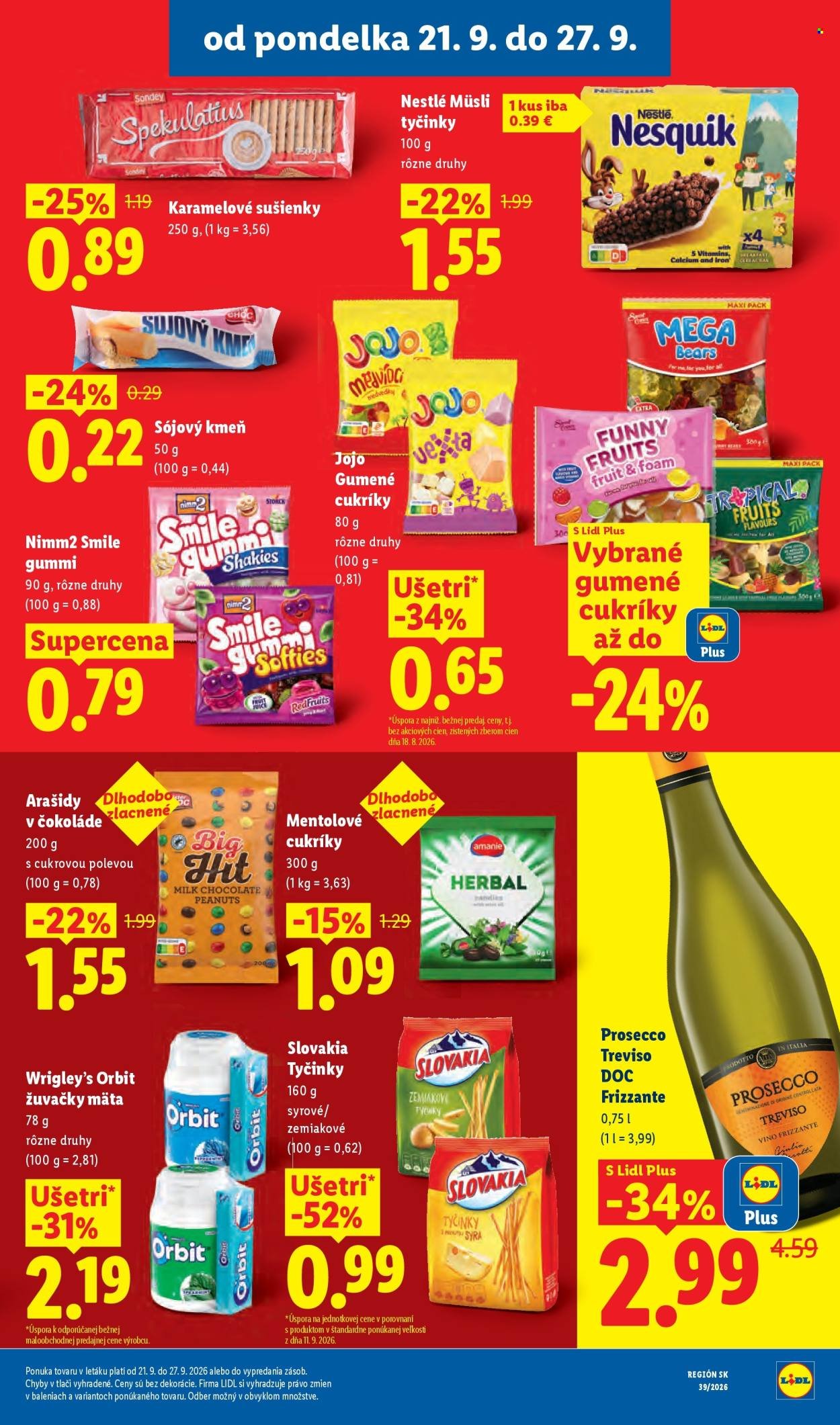 LIDL leták - Od pondelka 21.9.2026