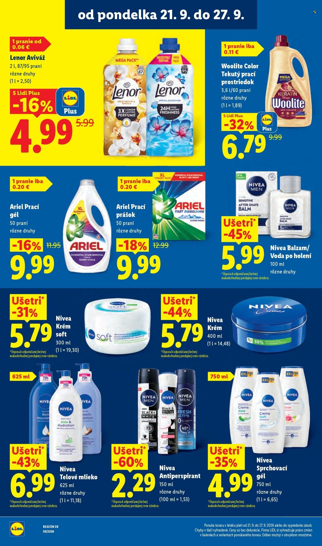 LIDL leták - Od pondelka 21.9.2026