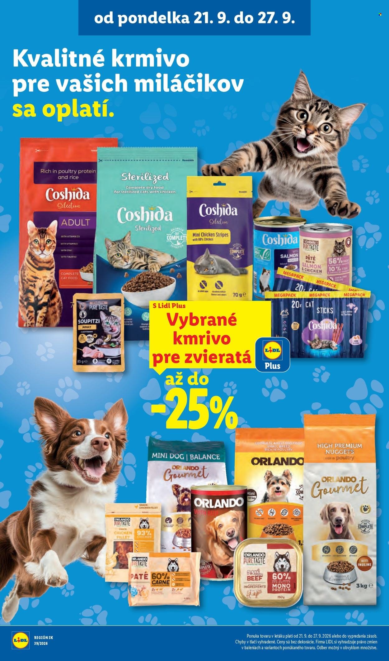 LIDL leták - Od pondelka 21.9.2026