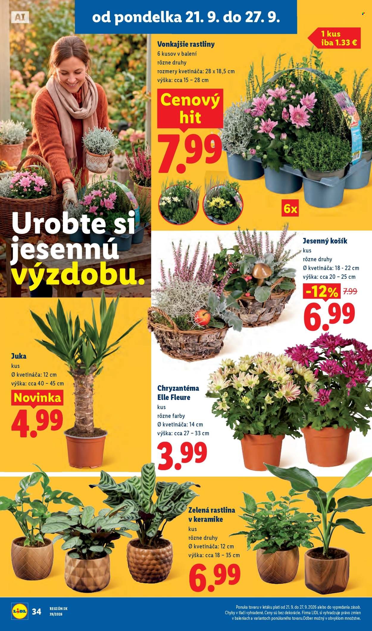 LIDL leták - Od pondelka 21.9.2026