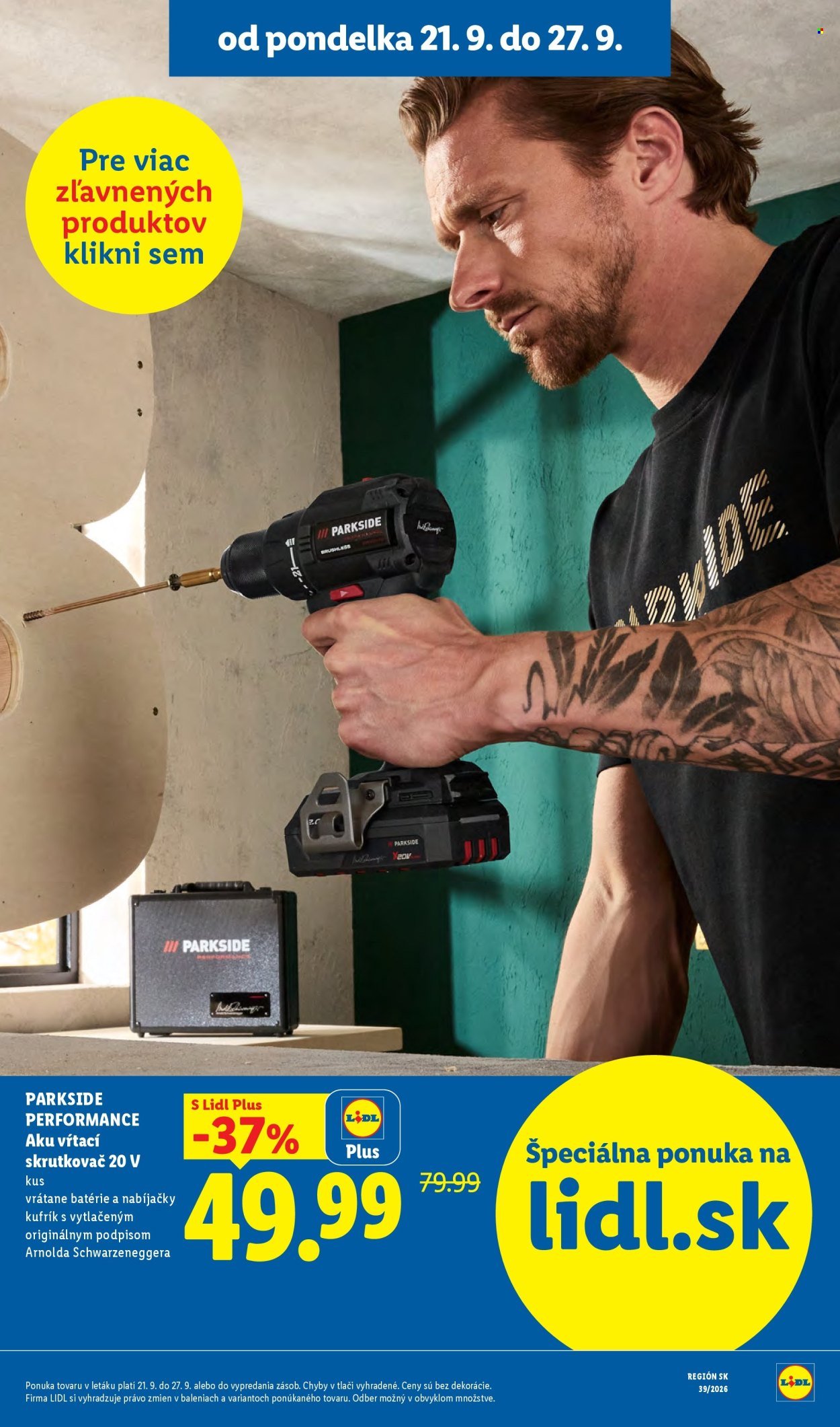 LIDL leták - Od pondelka 21.9.2026